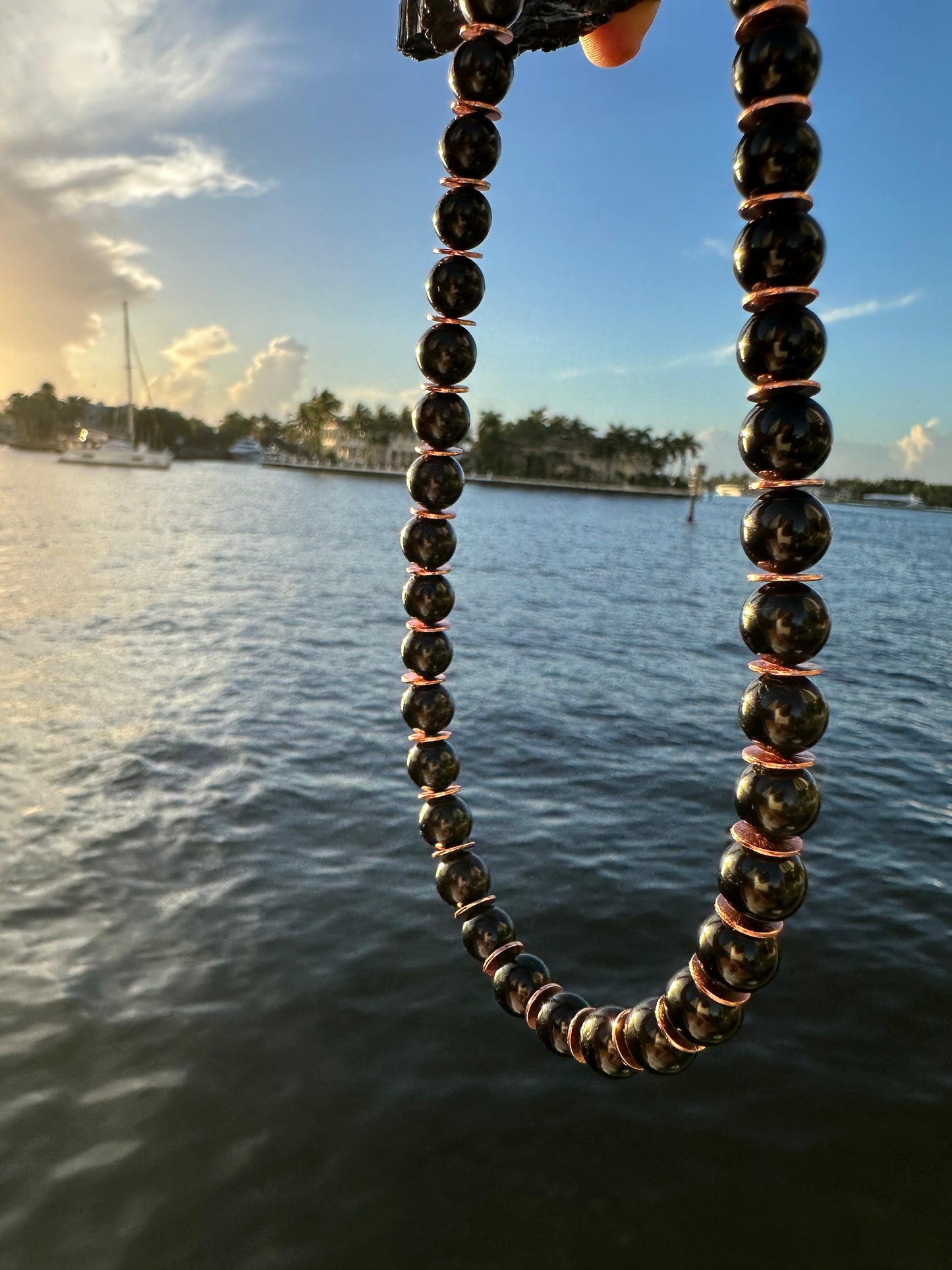 Black Tourmaline Protection Necklace - World's Best Quality & Made To Last (10MM)