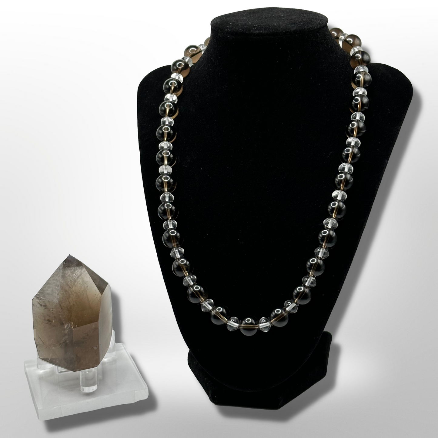 Destroy Stress: Smoky Quartz Amplified Necklace