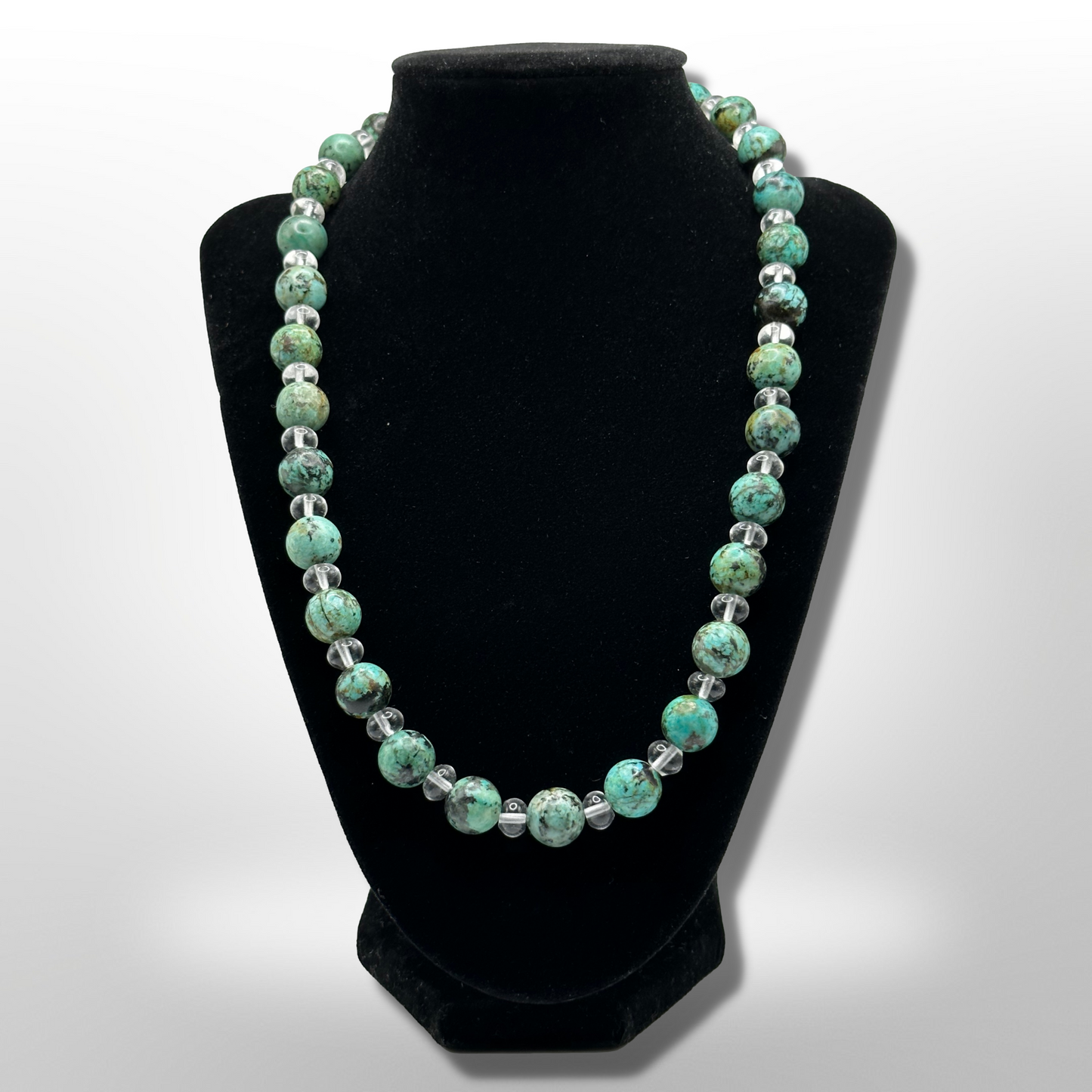 Open Roads: Amplified African Turquoise Jasper Necklace