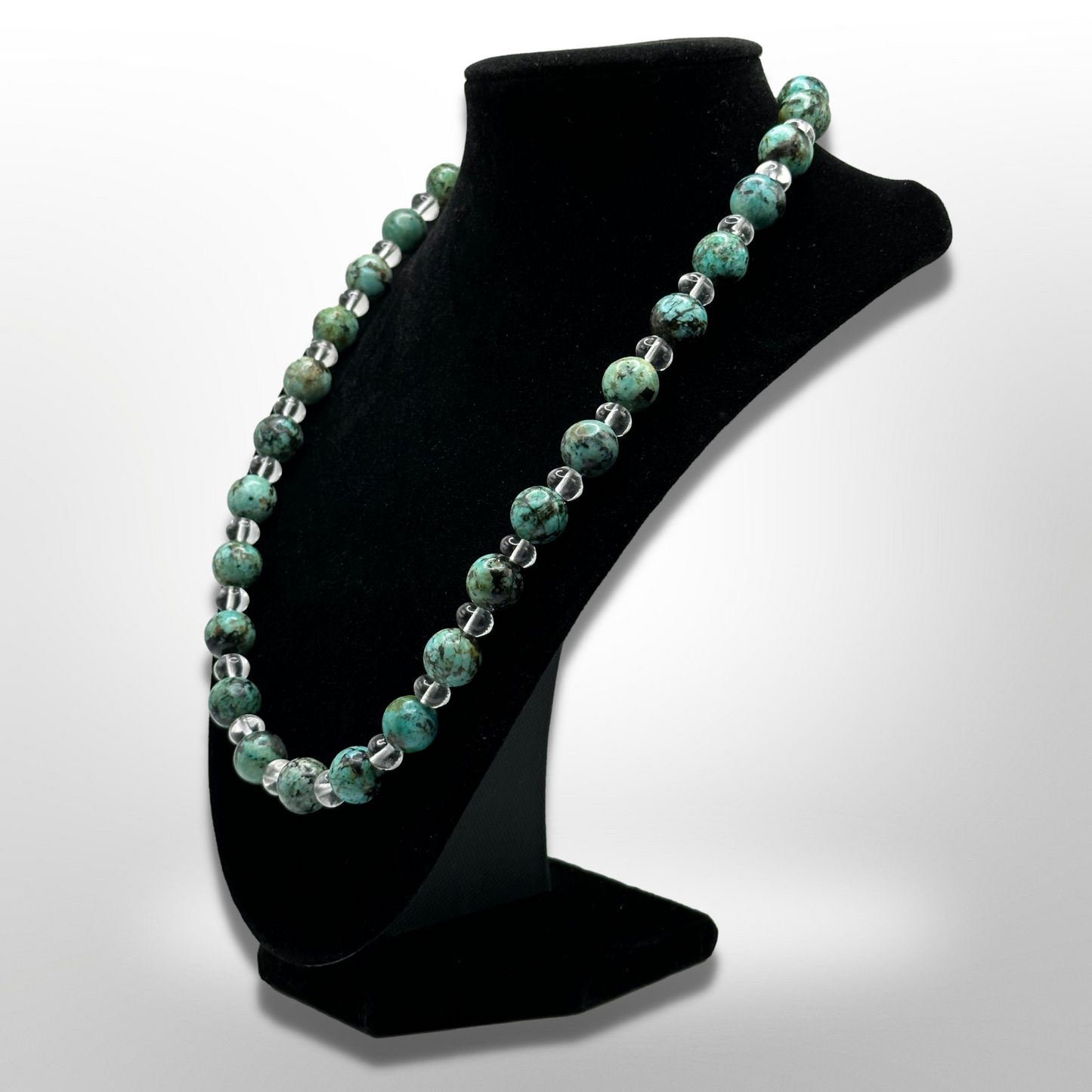 Open Roads: Amplified African Turquoise Jasper Necklace