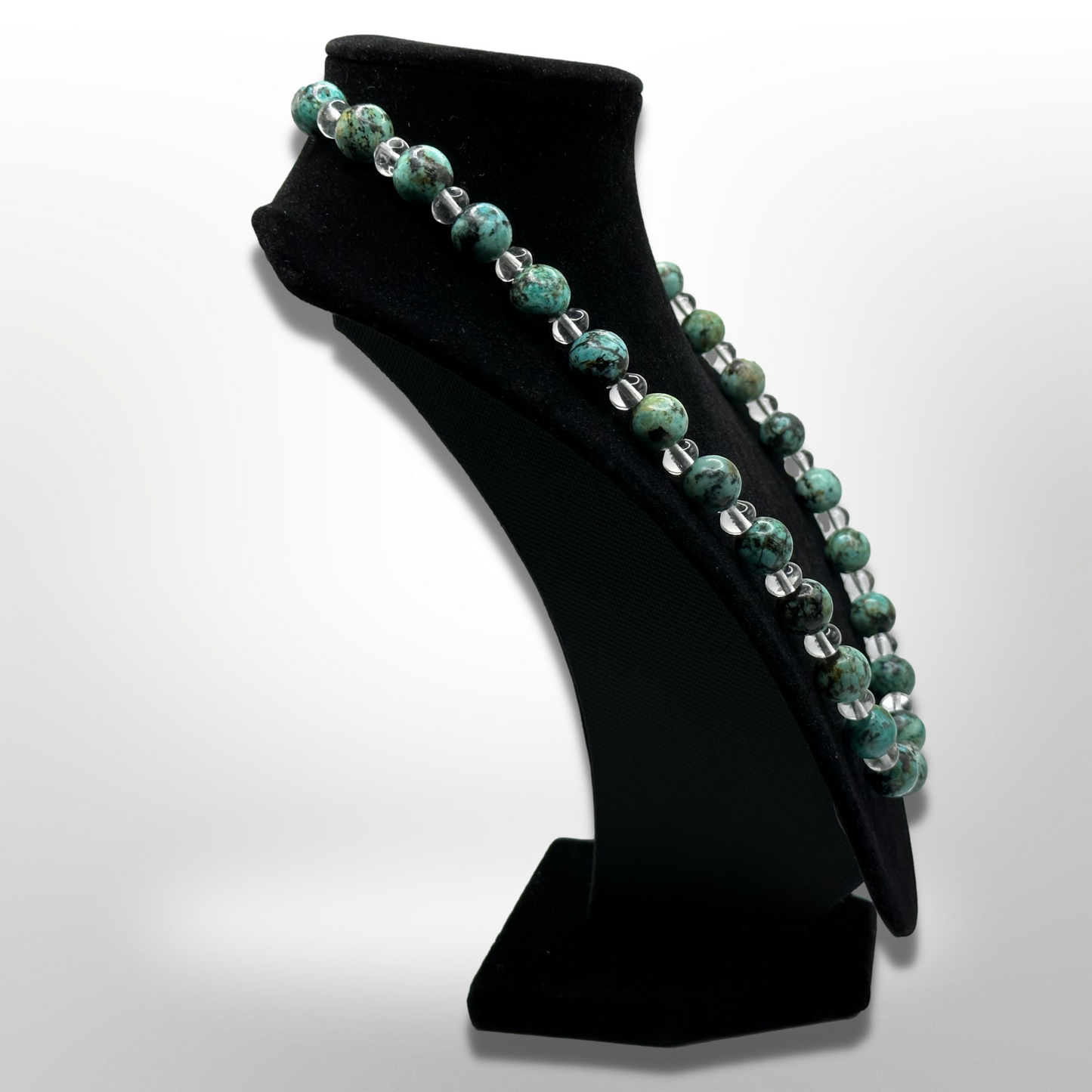 Open Roads: Amplified African Turquoise Jasper Necklace