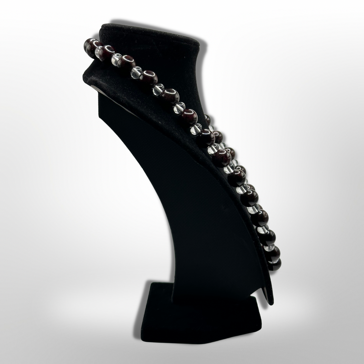 Restore Passion: Amplified Almandine Garnet Necklace