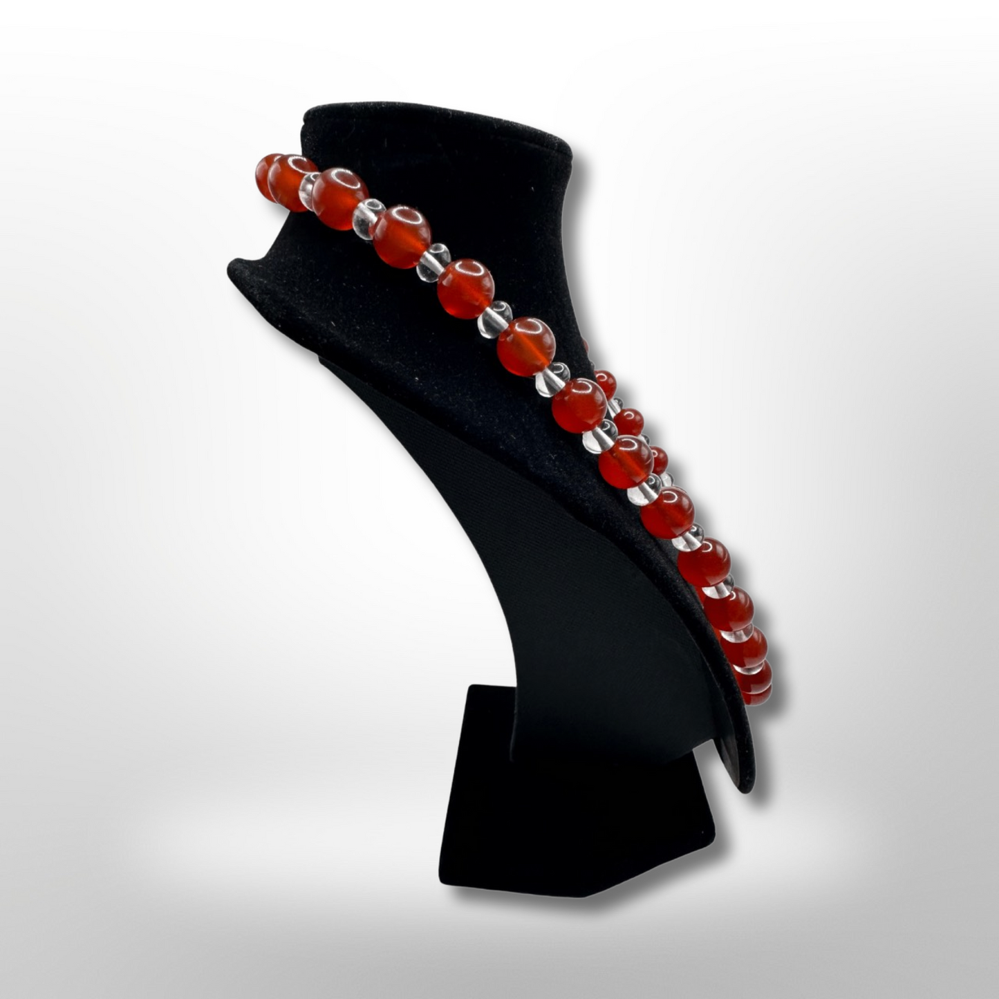 Restore Energy: Amplified Fire Carnelian Necklace