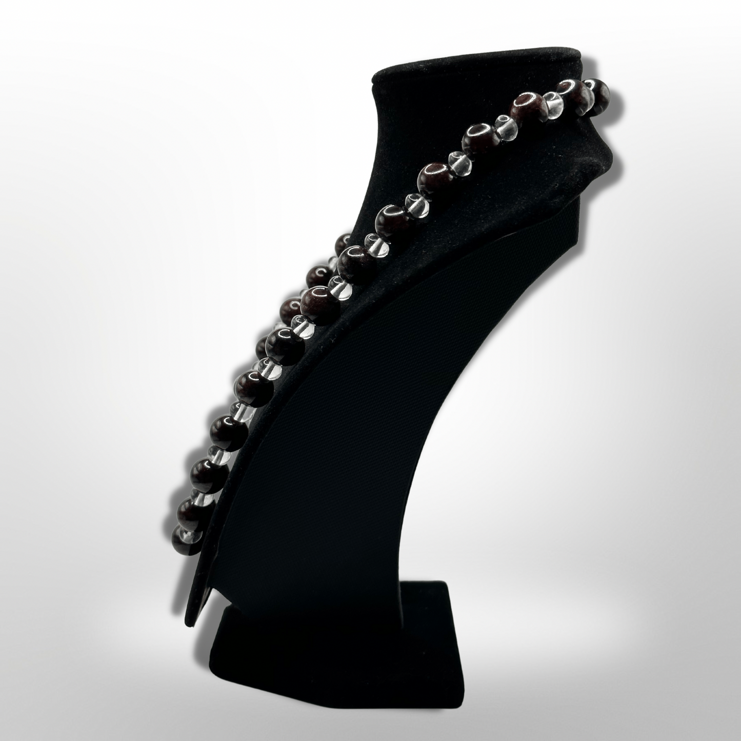 Restore Passion: Amplified Almandine Garnet Necklace