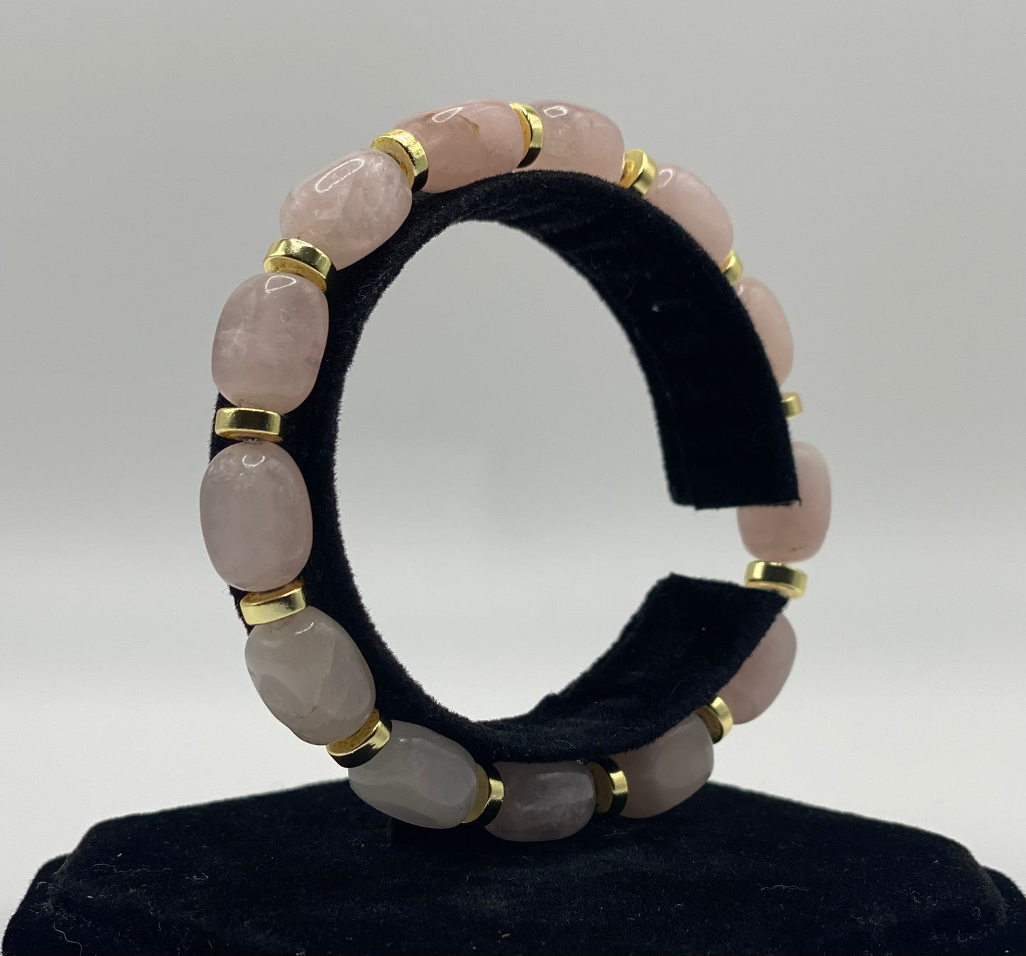 Self-Love Bracelet (Rose Quartz & Golden Hematite)