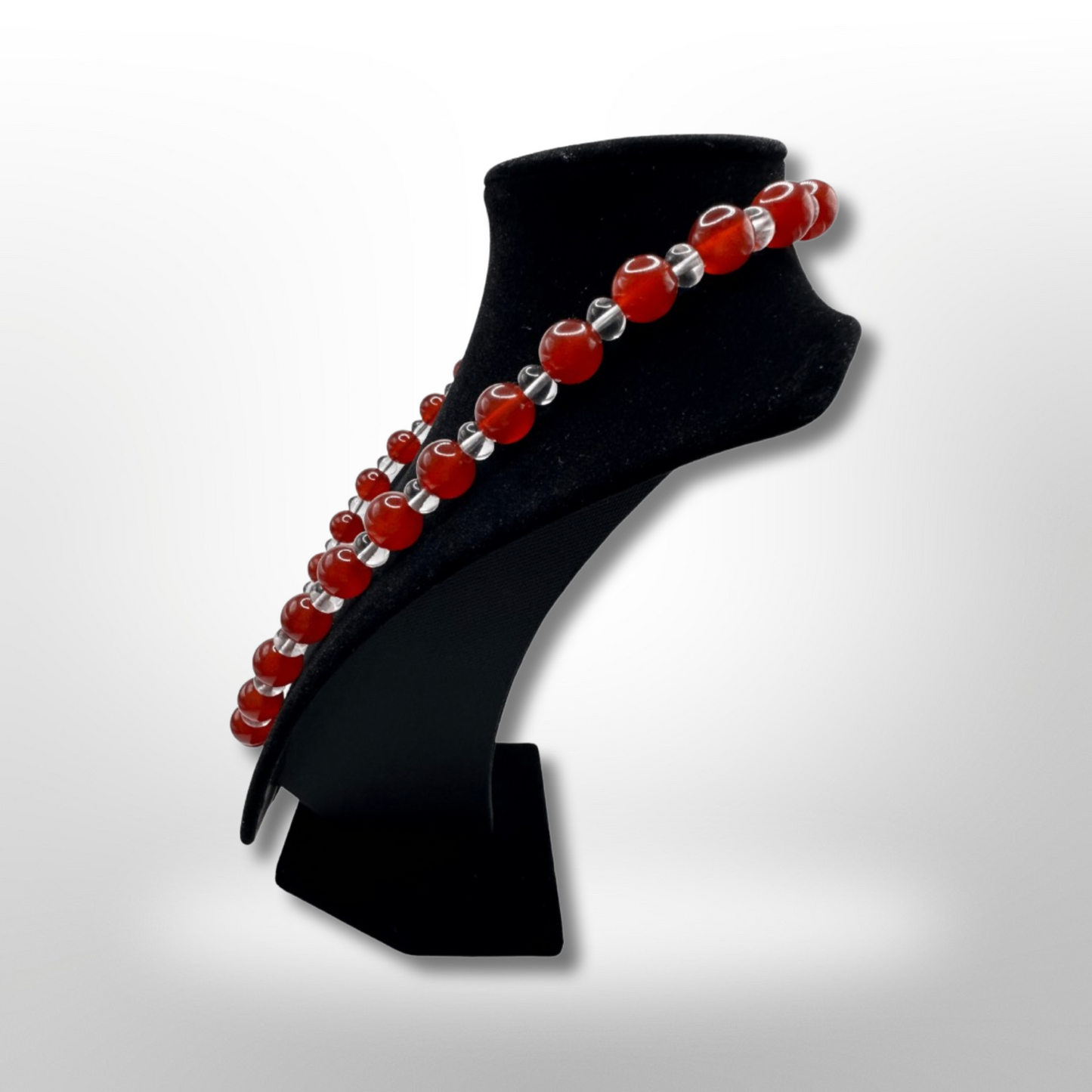 Restore Energy: Amplified Fire Carnelian Necklace