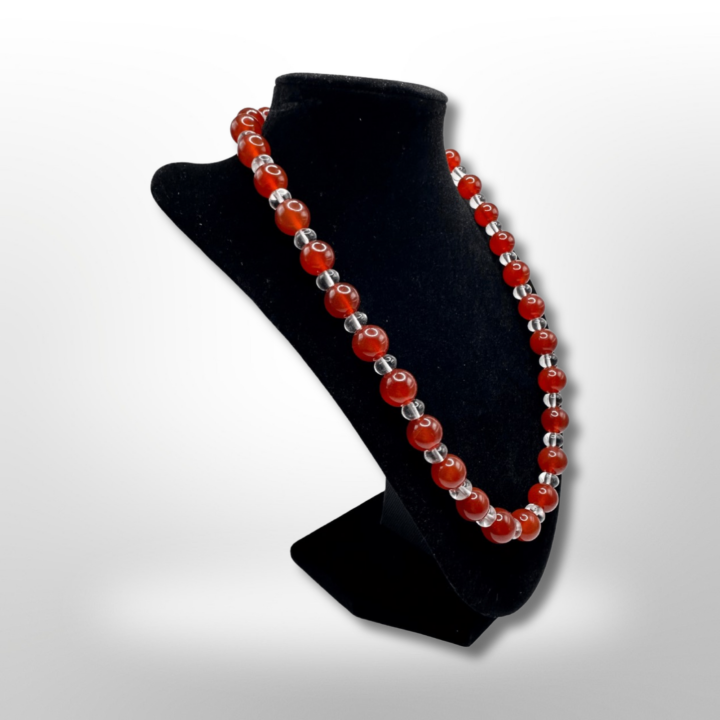 Restore Energy: Amplified Fire Carnelian Necklace
