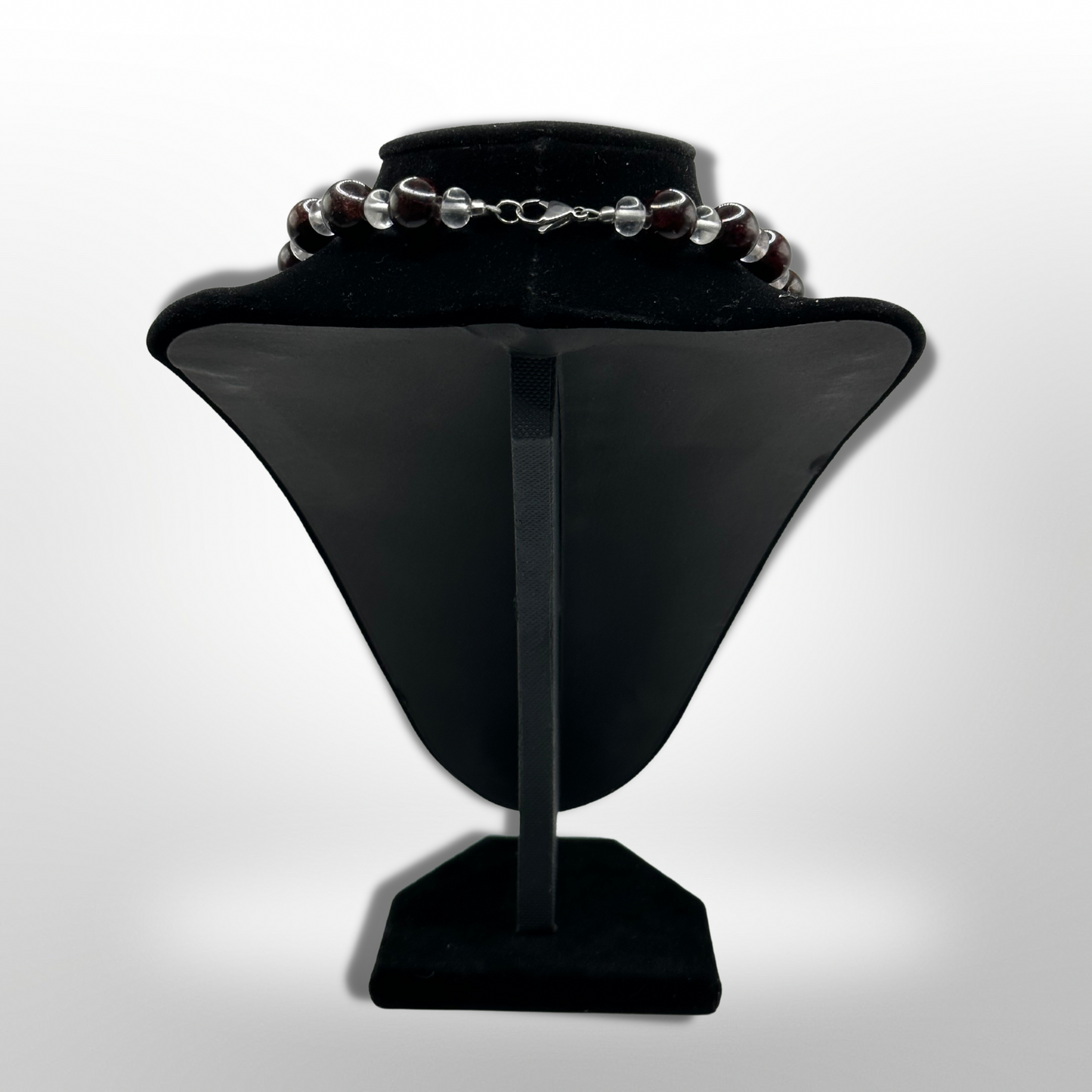 Restore Passion: Amplified Almandine Garnet Necklace