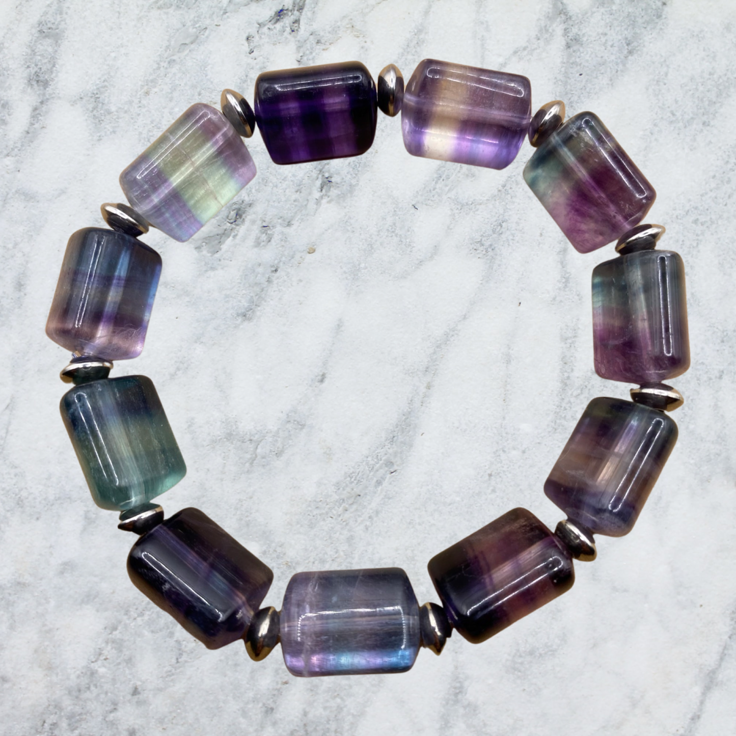 Rainbow Fluorite Bracelet
