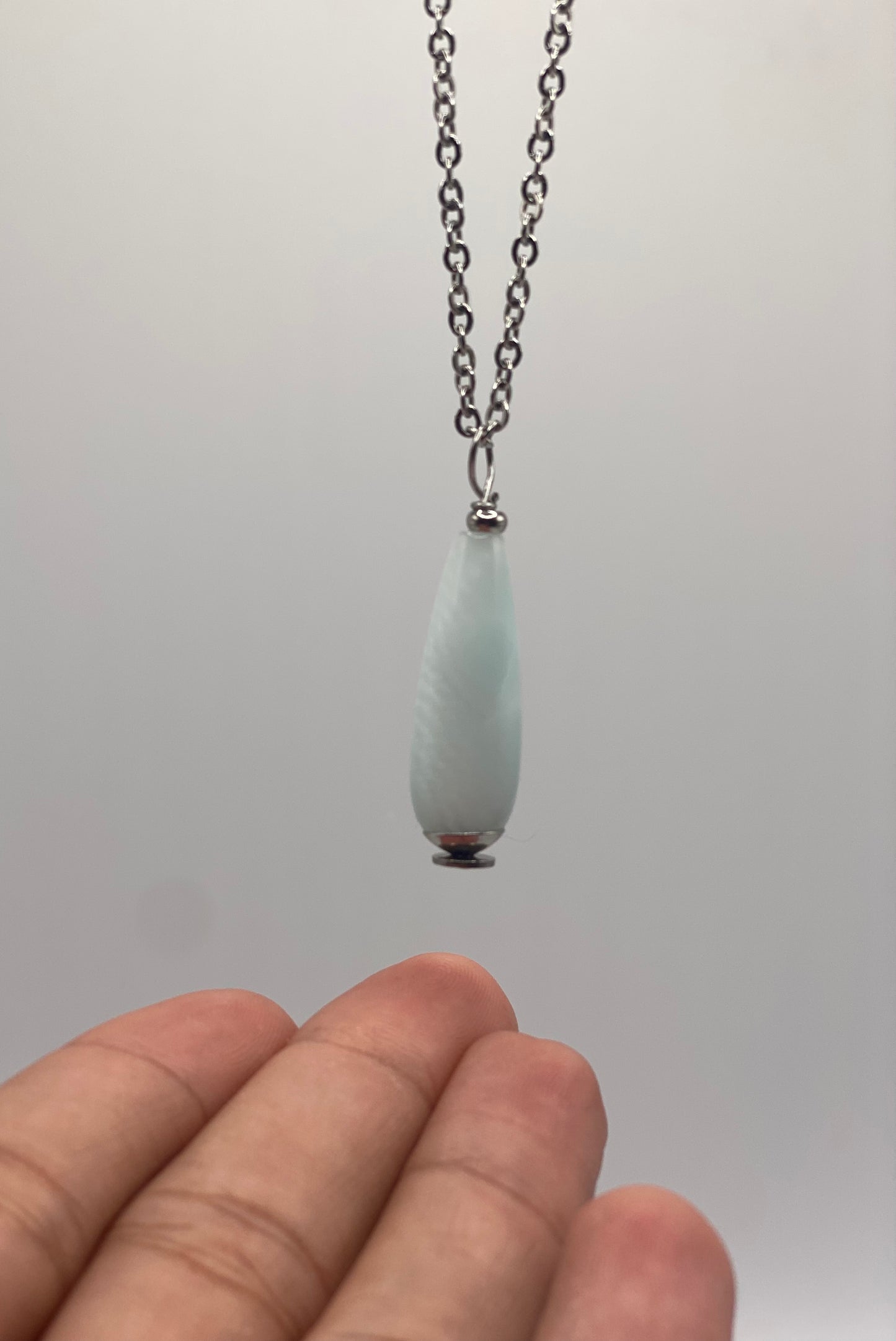 Celestine Angel's Tear Charm Pendant