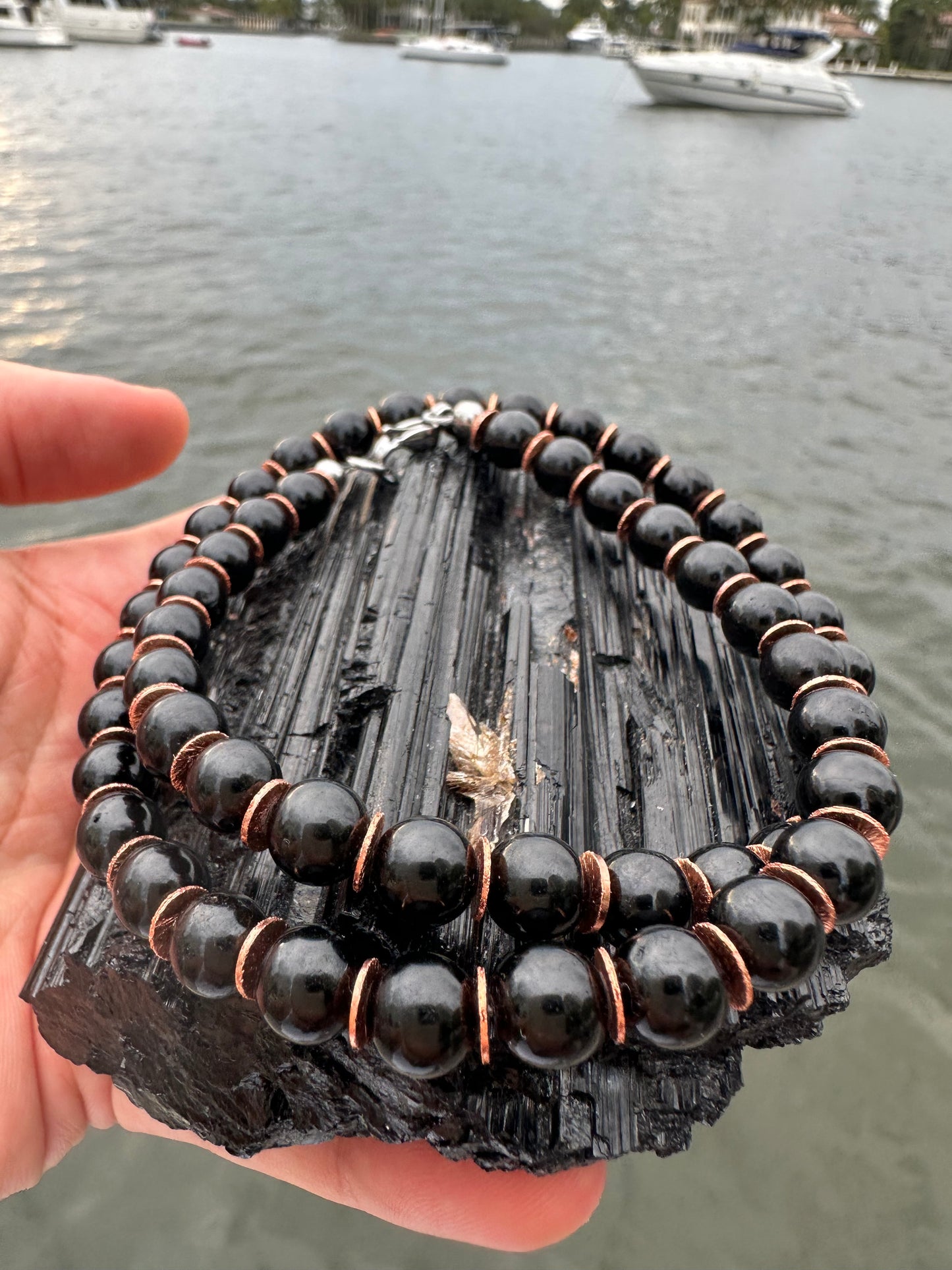 Black Tourmaline Protection Necklace - World's Best Quality & Made To Last (8MM)