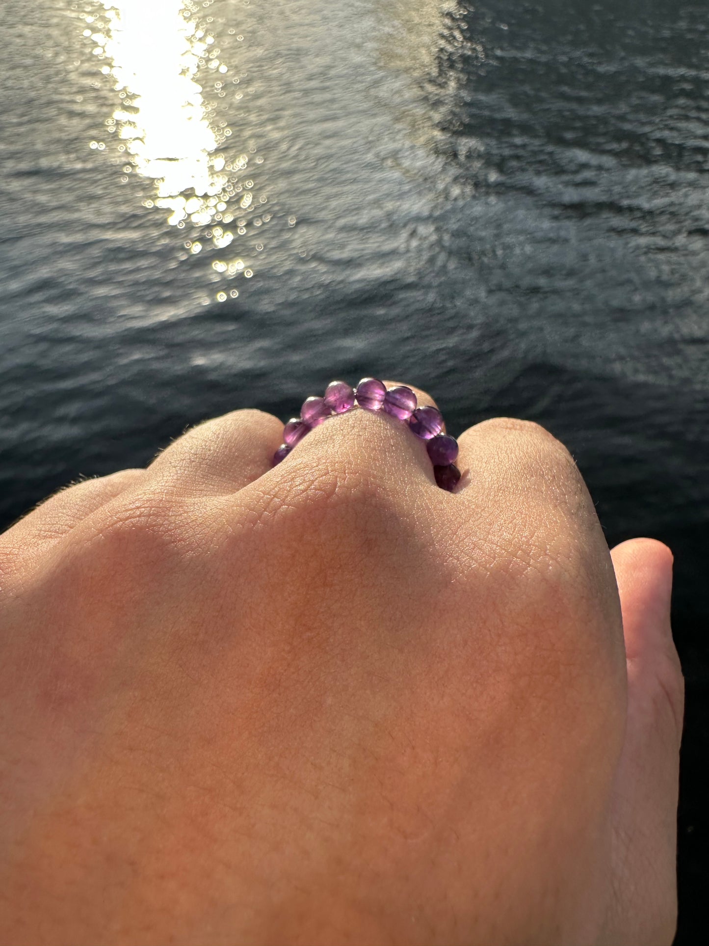 Luxury Amethyst Comfortable Magic Stretch Ring - World's Best Quality & Made To Last