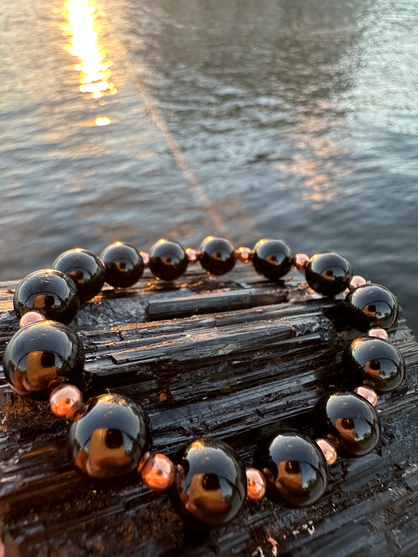 Black Tourmaline Copper Protection Bracelet - World's Best Quality & Made To Last