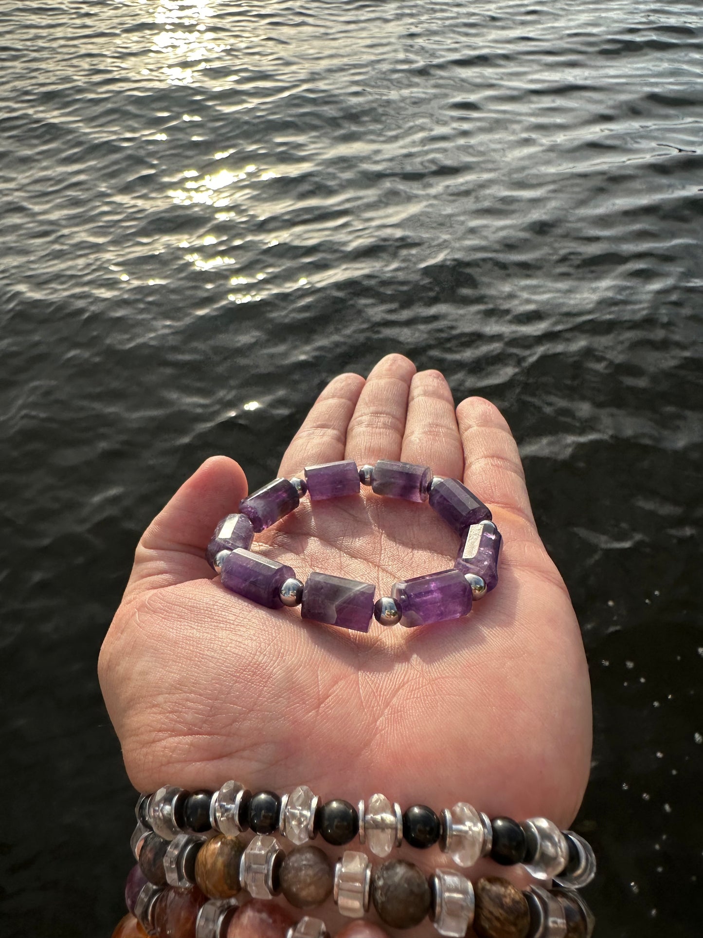 Luxury Amethyst Bracelet Pillar Design - World's Best Quality & Made To Last