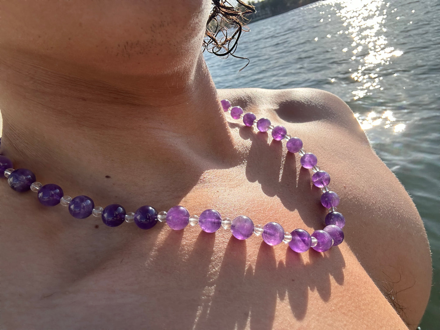 Luxury Amethyst-Quartz Pure Gemstone Chain - World's Best Quality & Made To Last