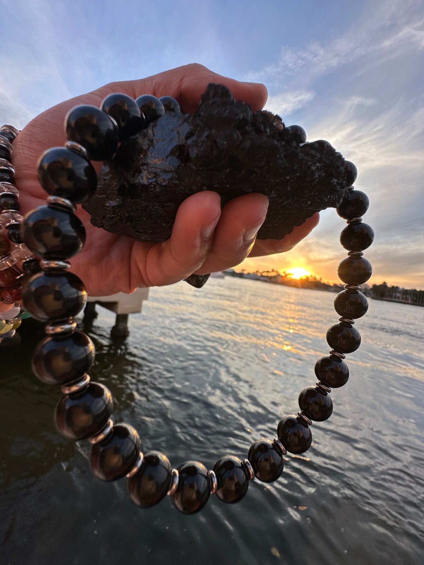 Black Tourmaline Protection Necklace - World's Best Quality & Made To Last (12MM)