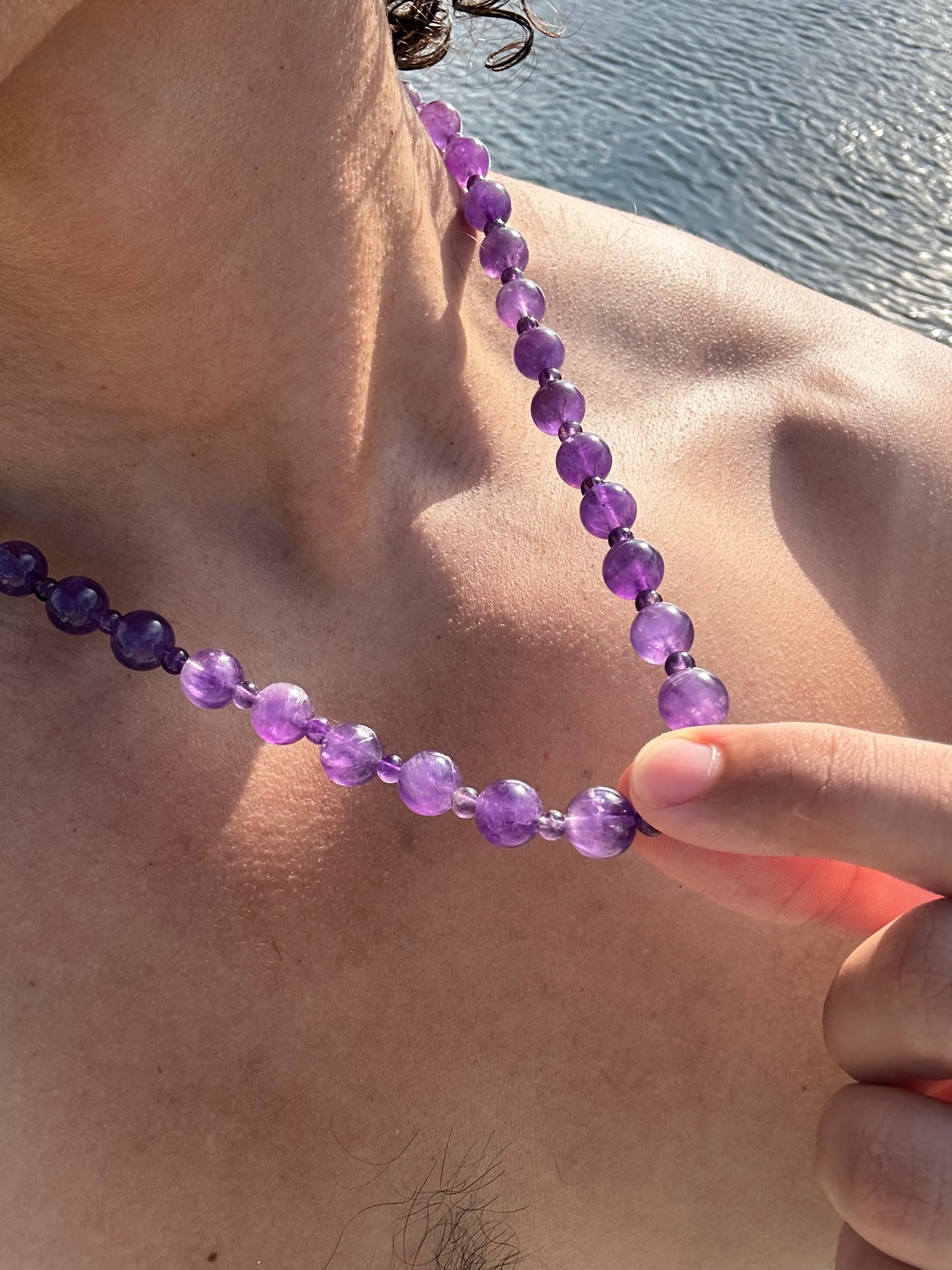 Luxury Amethyst Pure Gemstone Chain - World's Best Quality & Made To Last