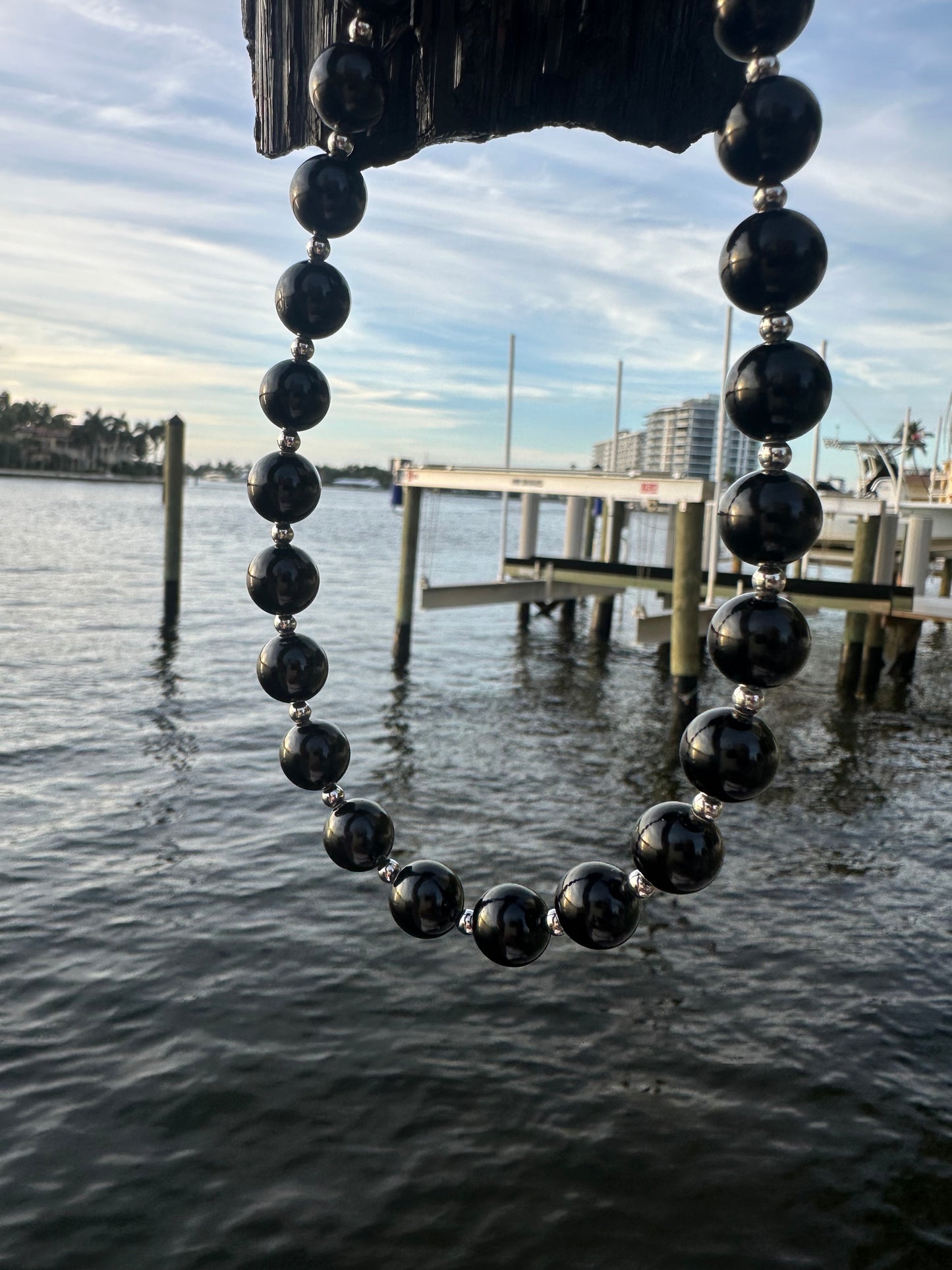 Black Tourmaline Protection Necklace - World's Best Quality & Made To Last (12MM)