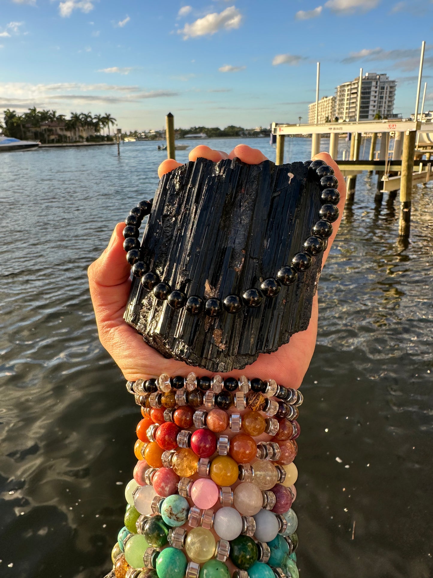 Black Tourmaline Protection Necklace SMALL & PLAIN - World's Best Quality & Made To Last