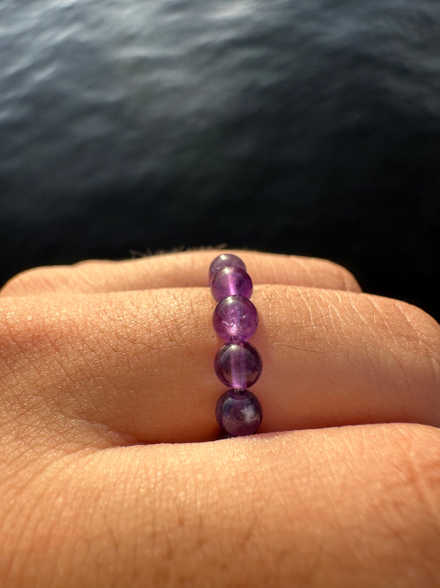 Luxury Amethyst Comfortable Magic Stretch Ring - World's Best Quality & Made To Last