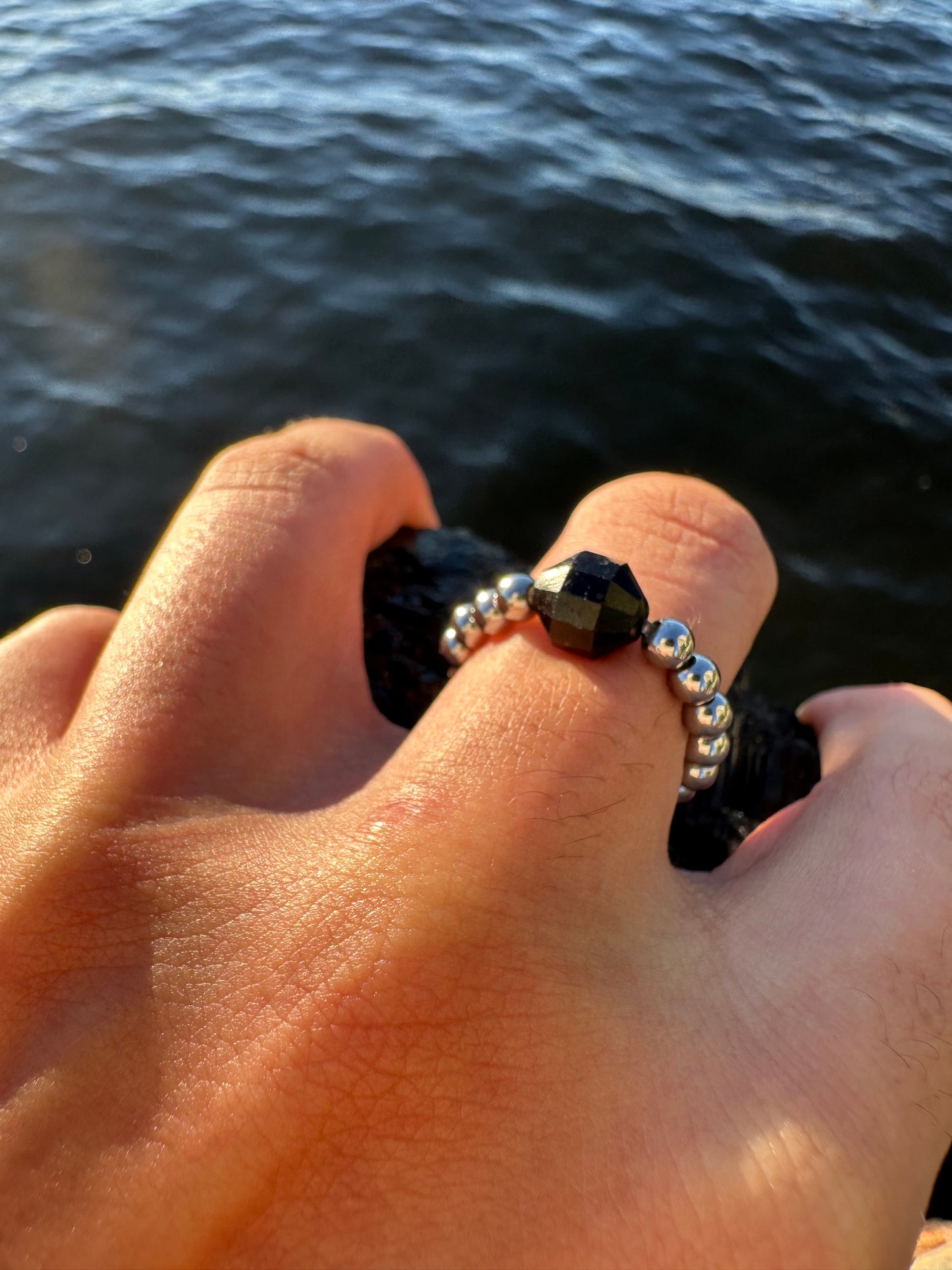 Black Tourmaline Protection Ring - World's Best Quality & Made To Last