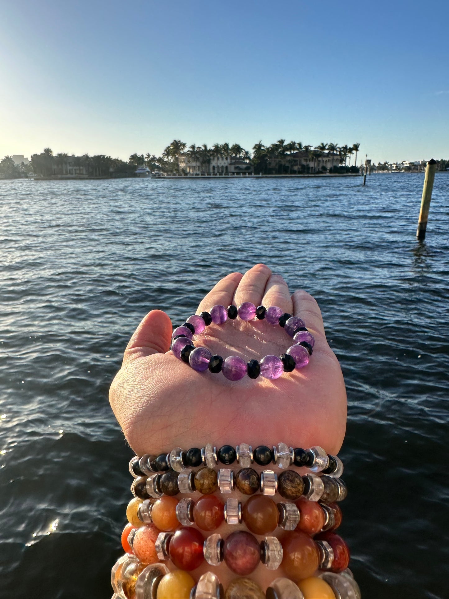 Luxury Amethyst Bracelet Tourmaline Design - World's Best Quality & Made To Last