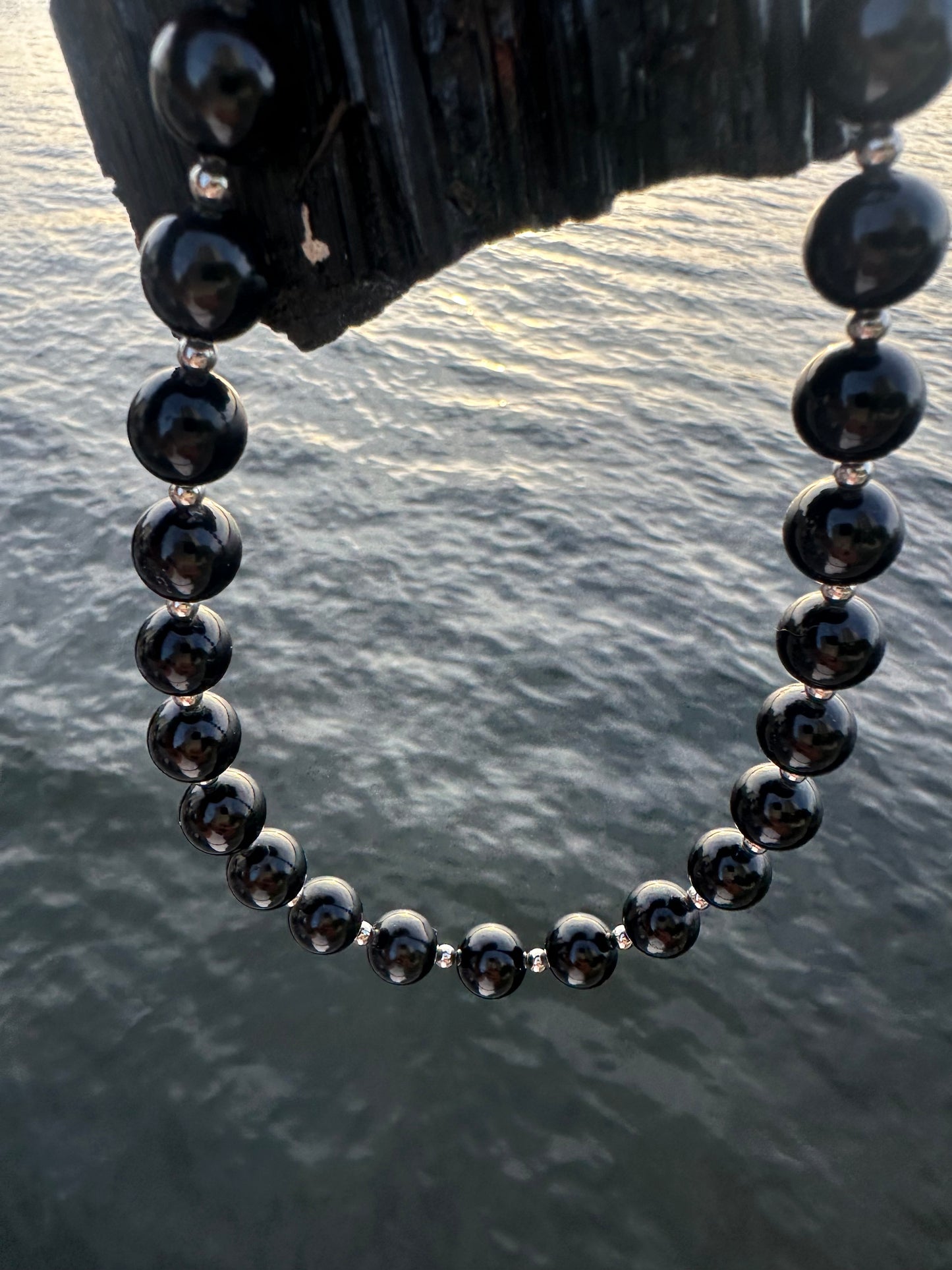 Black Tourmaline Protection Necklace - World's Best Quality & Made To Last (12MM)