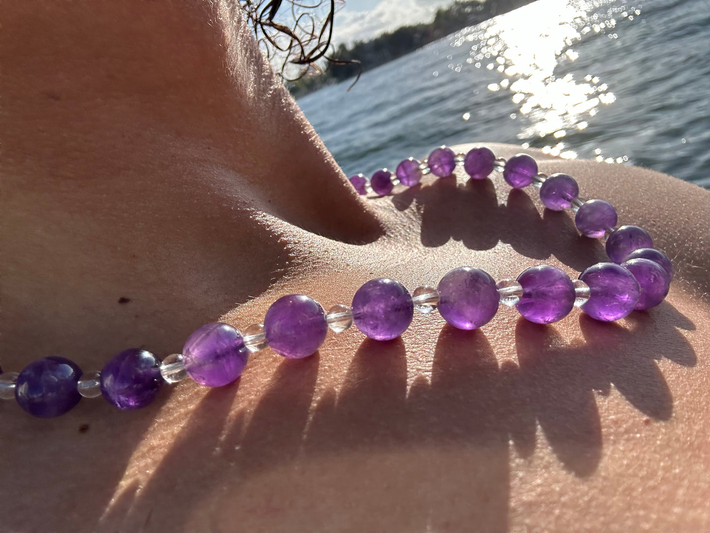 Luxury Amethyst-Quartz Pure Gemstone Chain - World's Best Quality & Made To Last