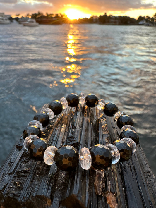 Black Tourmaline Quartz Protection Bracelet - World's Best Quality & Made To Last