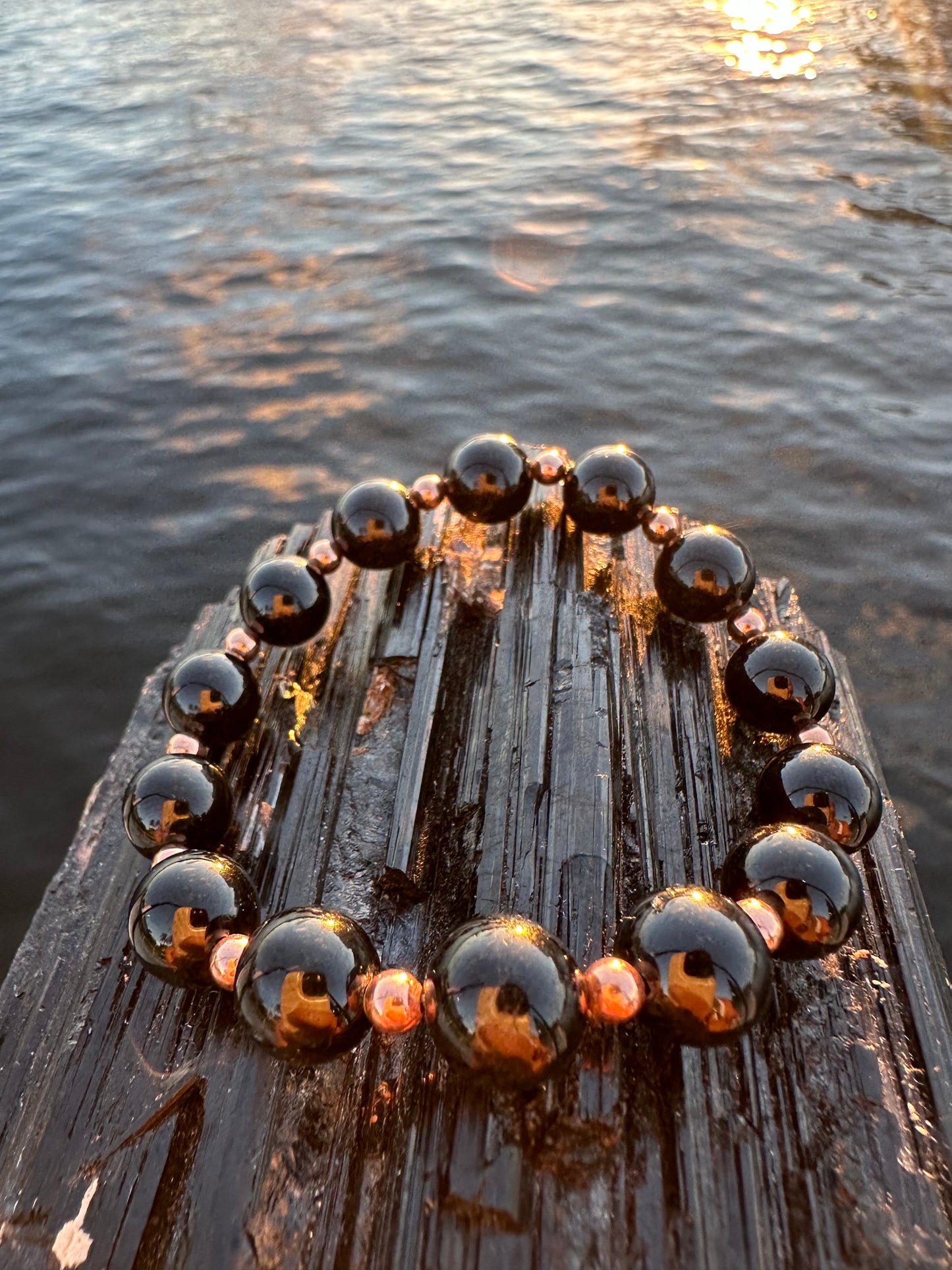 Black Tourmaline Copper Protection Bracelet - World's Best Quality & Made To Last