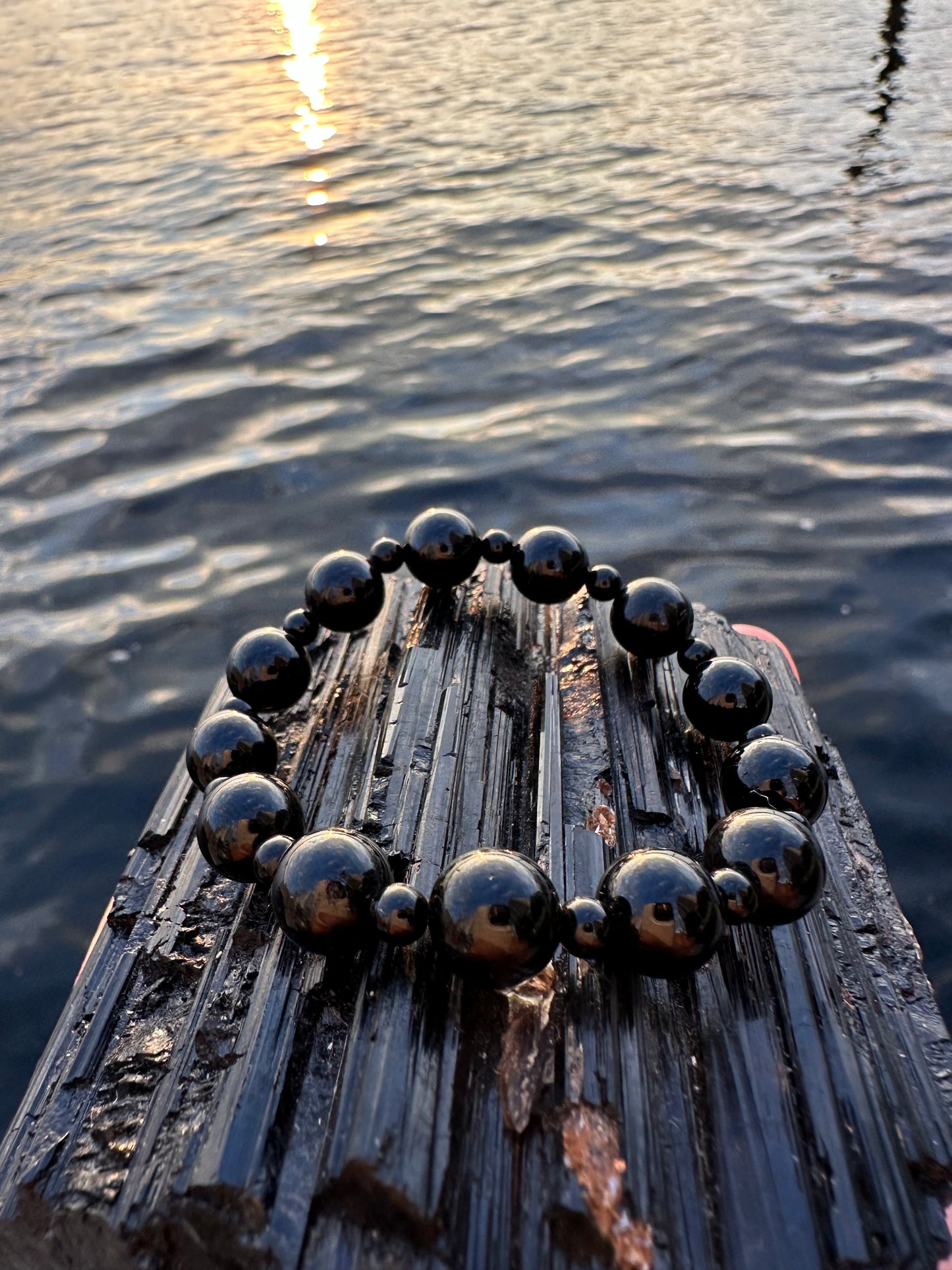 DESIGN YOUR OWN: Black Tourmaline Protection Bracelet (1) - World's Best Quality & Made To Last