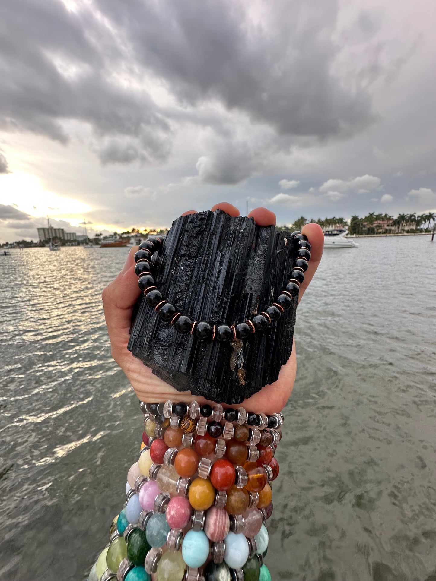 Black Tourmaline Protection Necklace - World's Best Quality & Made To Last (8MM)