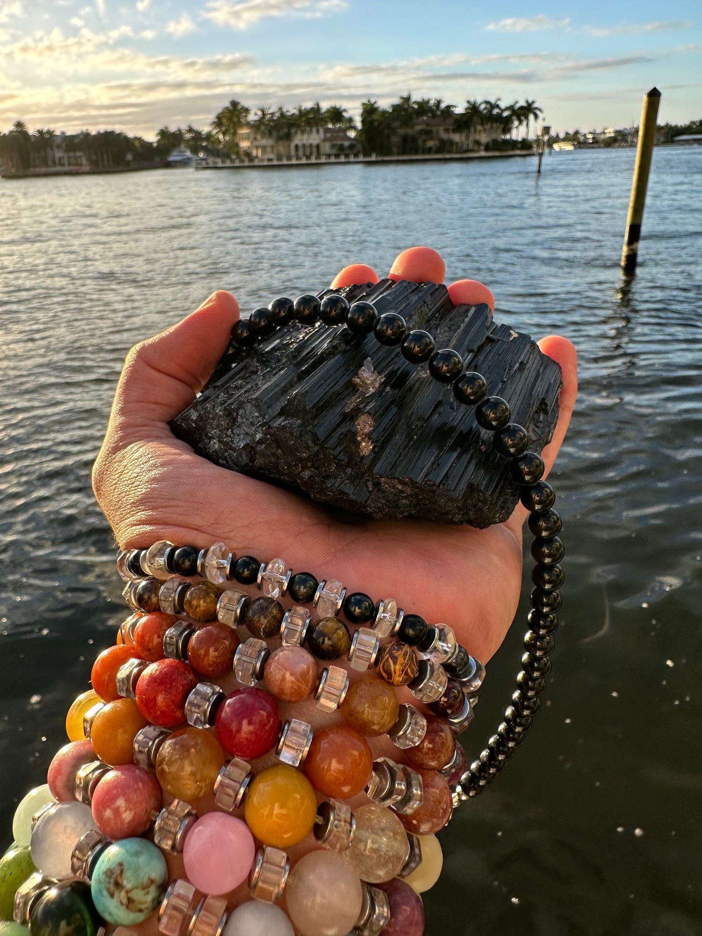 Black Tourmaline Protection Necklace SMALL & PLAIN - World's Best Quality & Made To Last