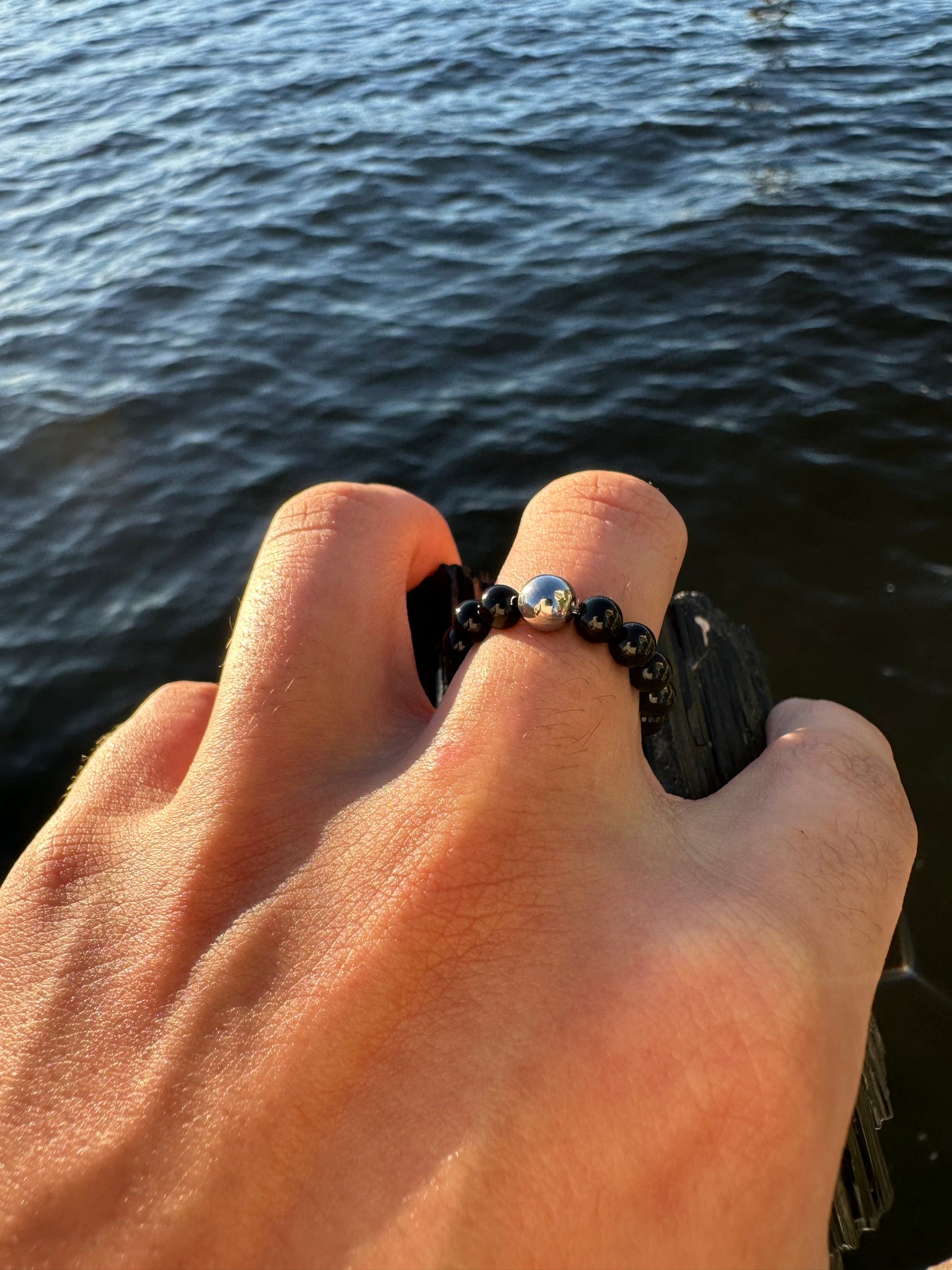 Black Tourmaline Protection Ring - World's Best Quality & Made To Last