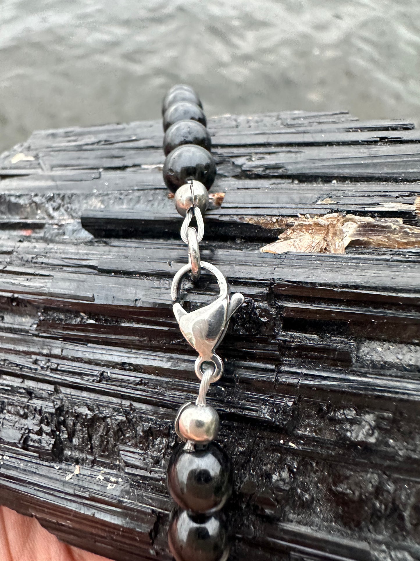 Black Tourmaline Protection Necklace SMALL & PLAIN - World's Best Quality & Made To Last