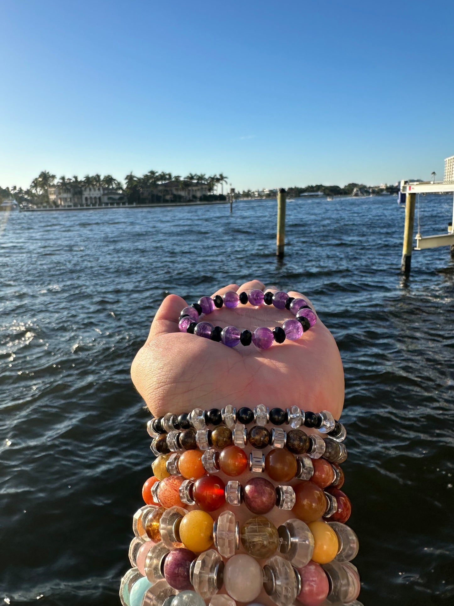 Luxury Amethyst Bracelet Tourmaline Design - World's Best Quality & Made To Last