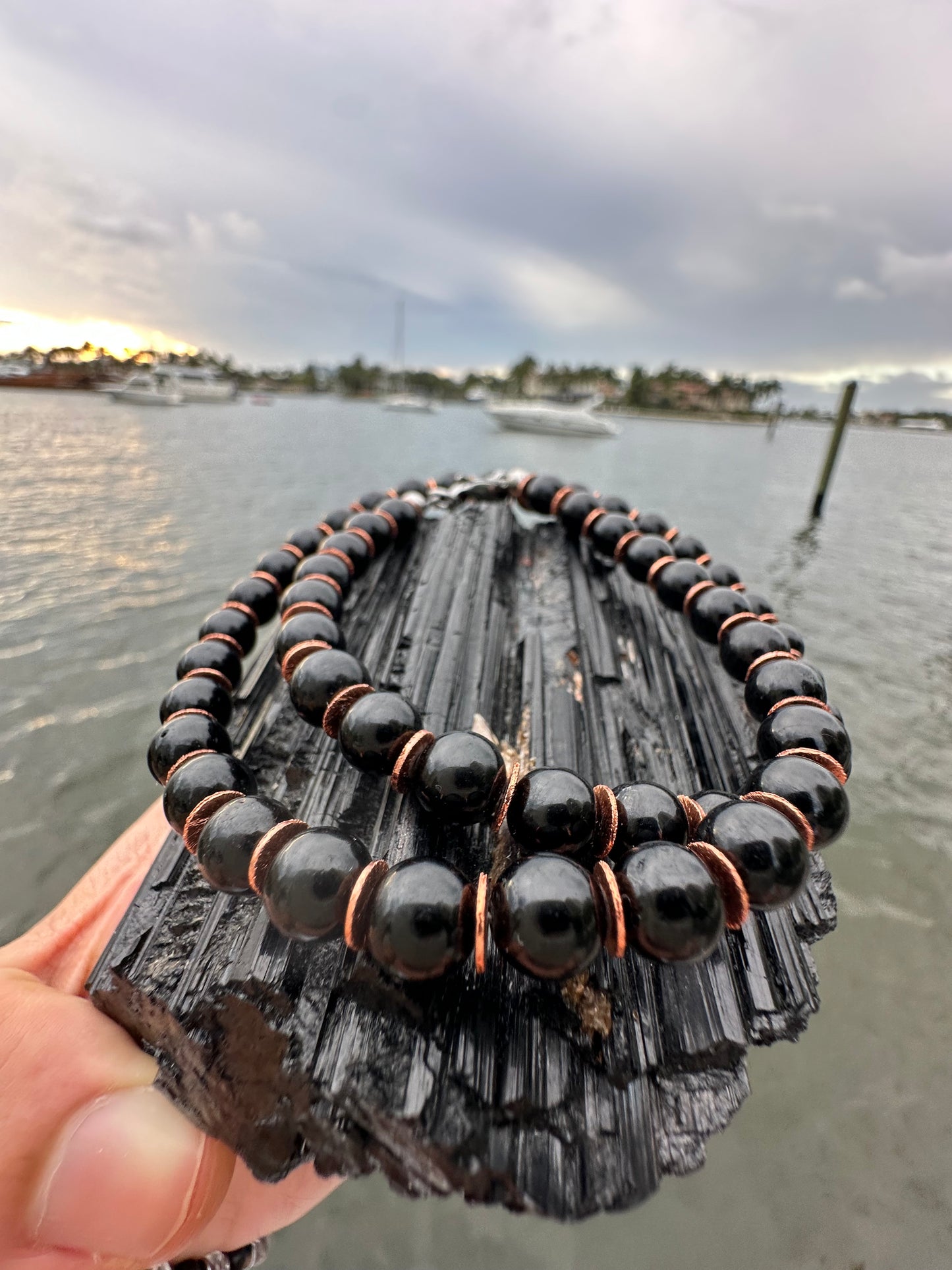 Black Tourmaline Protection Necklace - World's Best Quality & Made To Last (8MM)