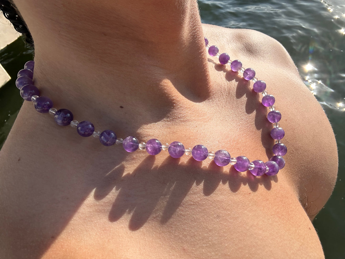 Luxury Amethyst-Quartz Pure Gemstone Chain - World's Best Quality & Made To Last