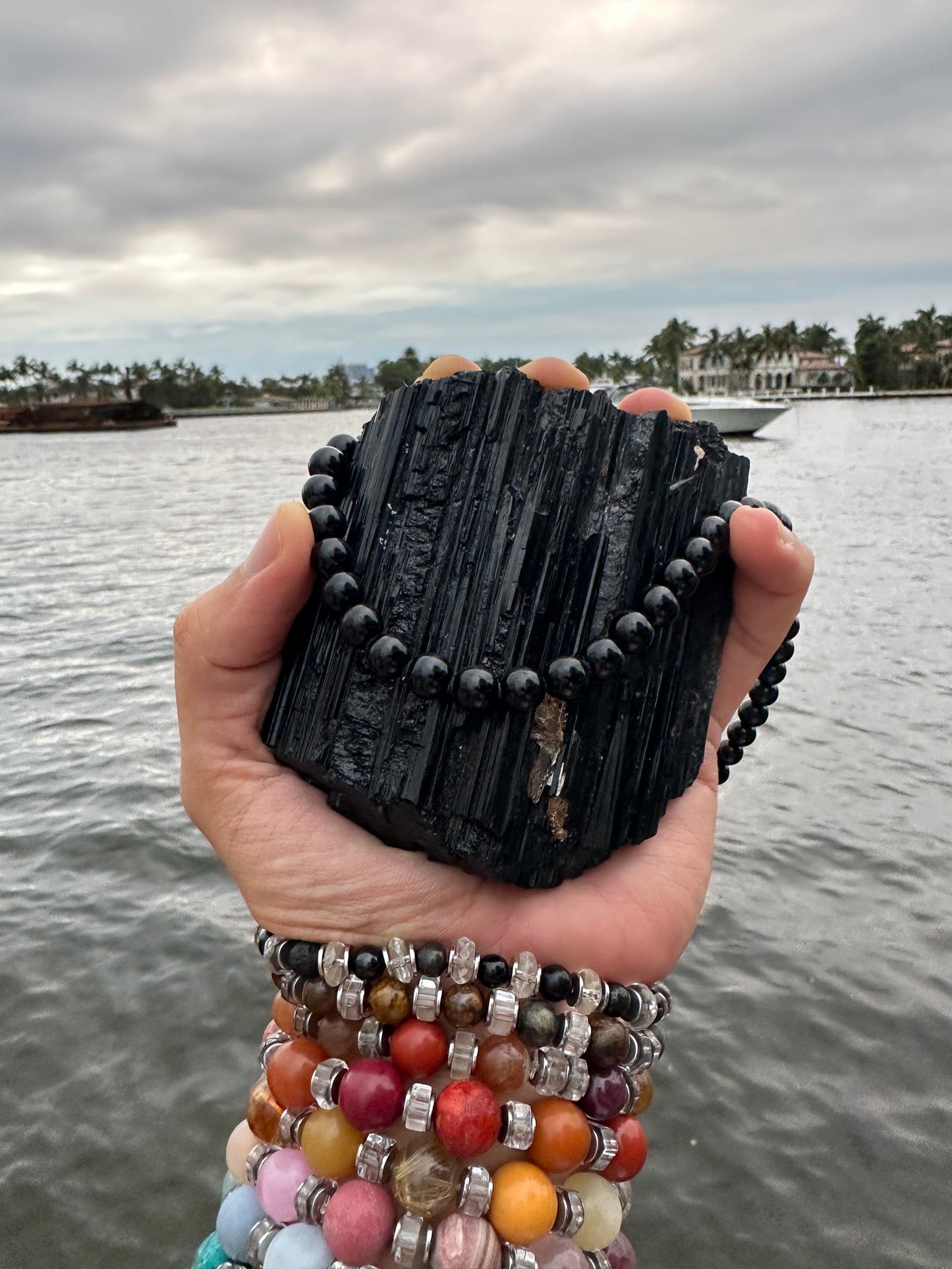 Black Tourmaline Protection Necklace SMALL & PLAIN - World's Best Quality & Made To Last