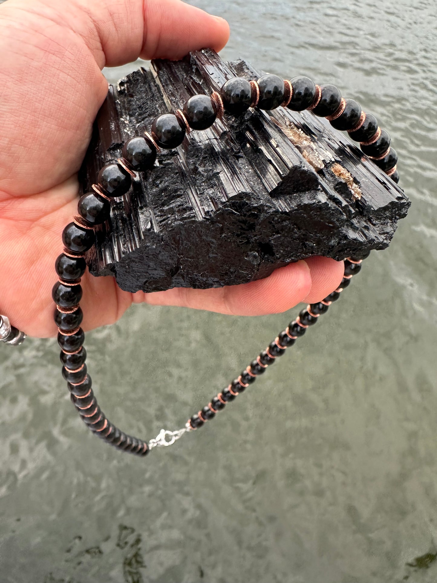 Black Tourmaline Protection Necklace - World's Best Quality & Made To Last (8MM)
