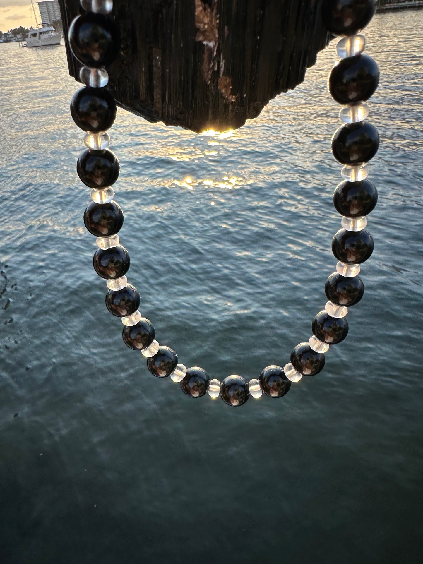 Black Tourmaline Protection Necklace - World's Best Quality & Made To Last (14MM)