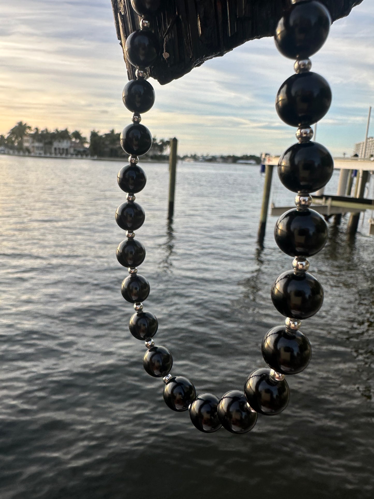 Black Tourmaline Protection Necklace - World's Best Quality & Made To Last (12MM)