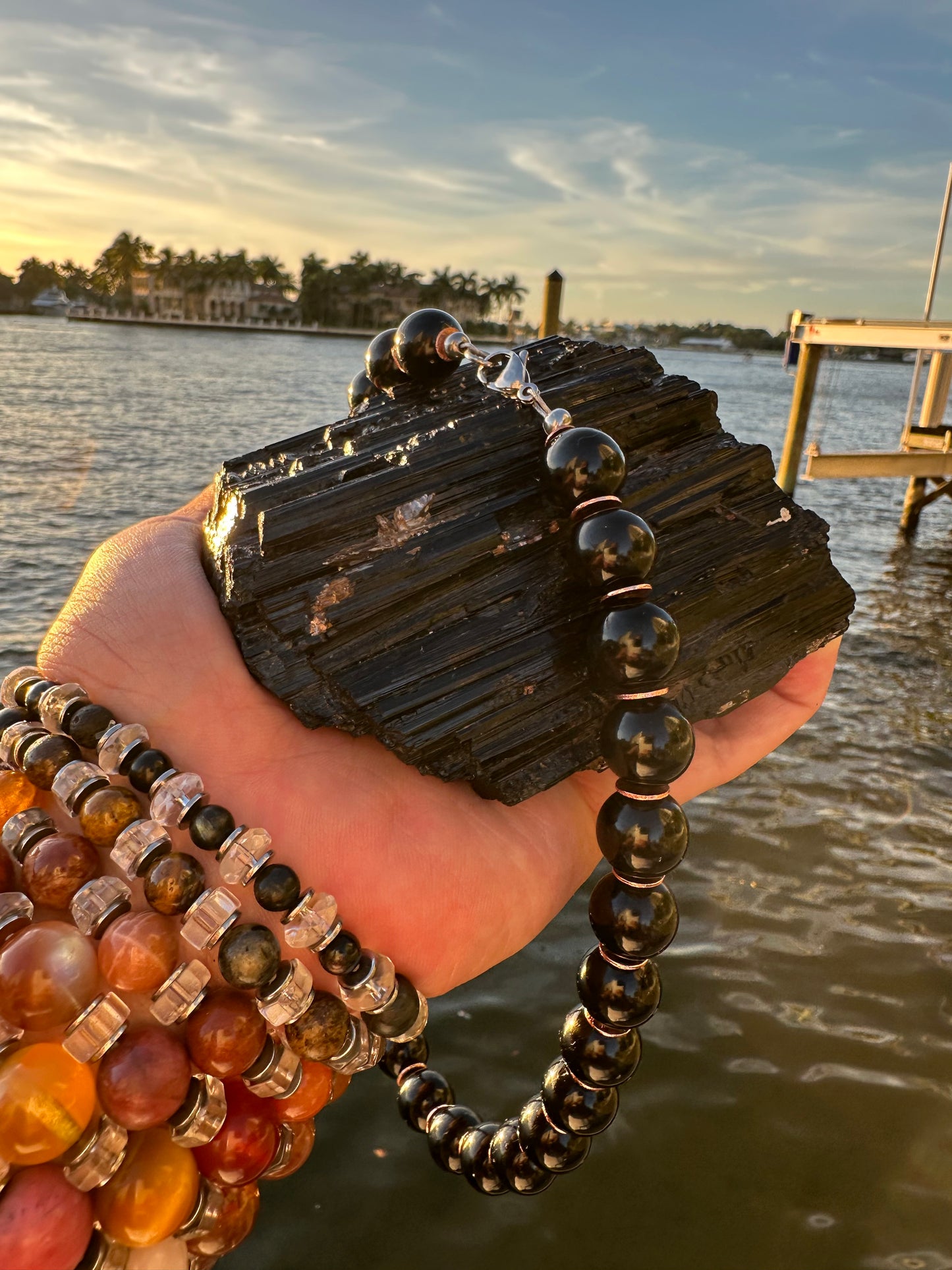 Black Tourmaline Protection Necklace - World's Best Quality & Made To Last (14MM)