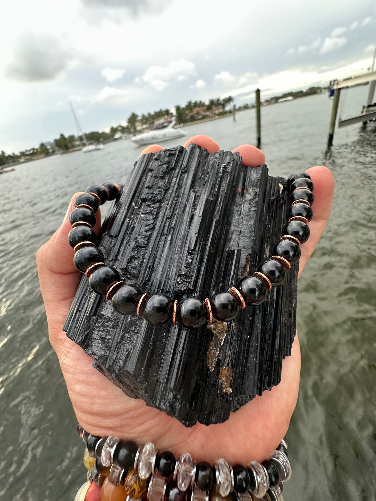 Black Tourmaline Protection Necklace - World's Best Quality & Made To Last (8MM)