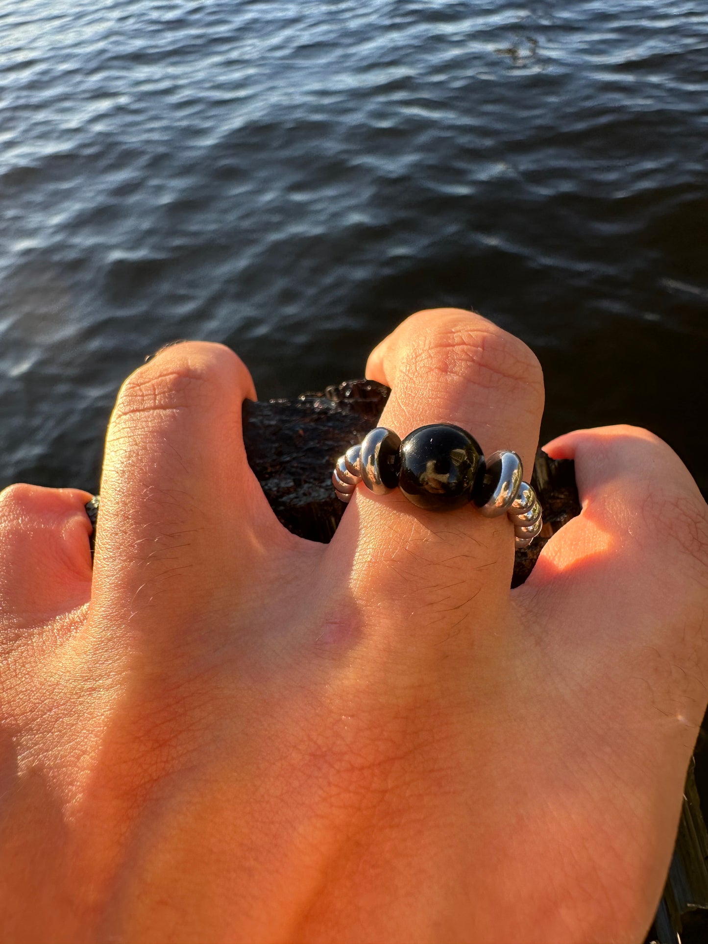 Black Tourmaline Protection Ring - World's Best Quality & Made To Last