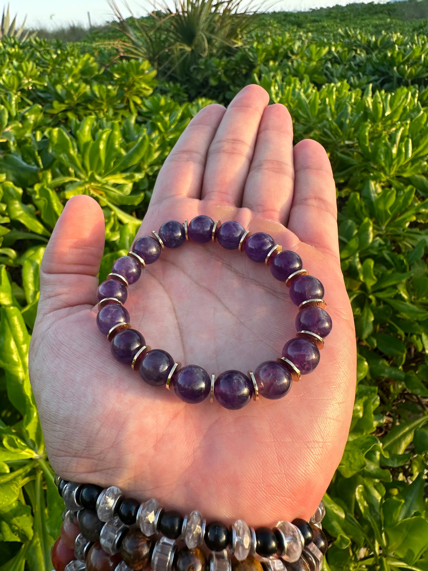 Luxury Amethyst Bracelet Futuristic Design - World's Best Quality & Made To Last