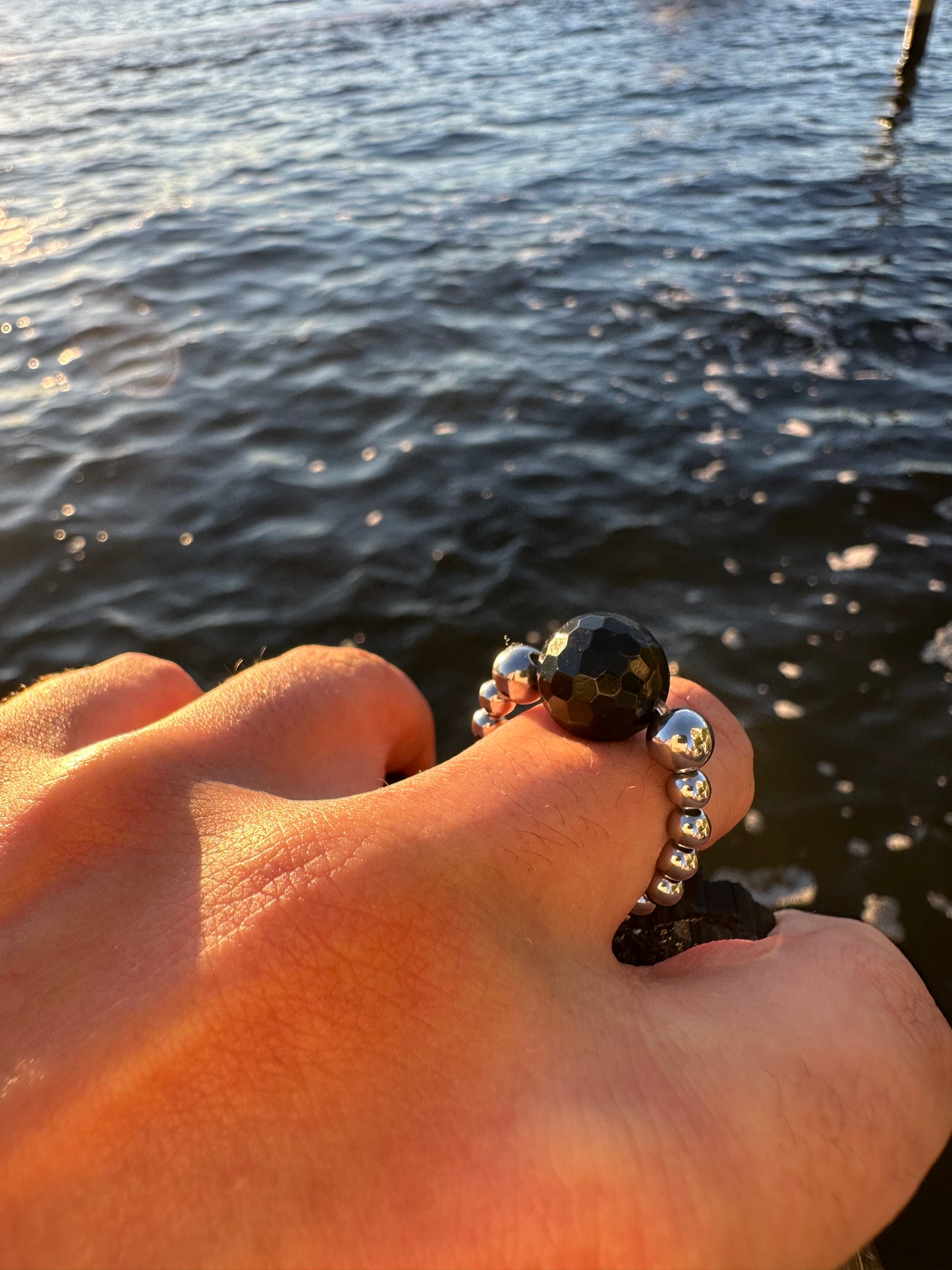 Black Tourmaline Protection Ring - World's Best Quality & Made To Last