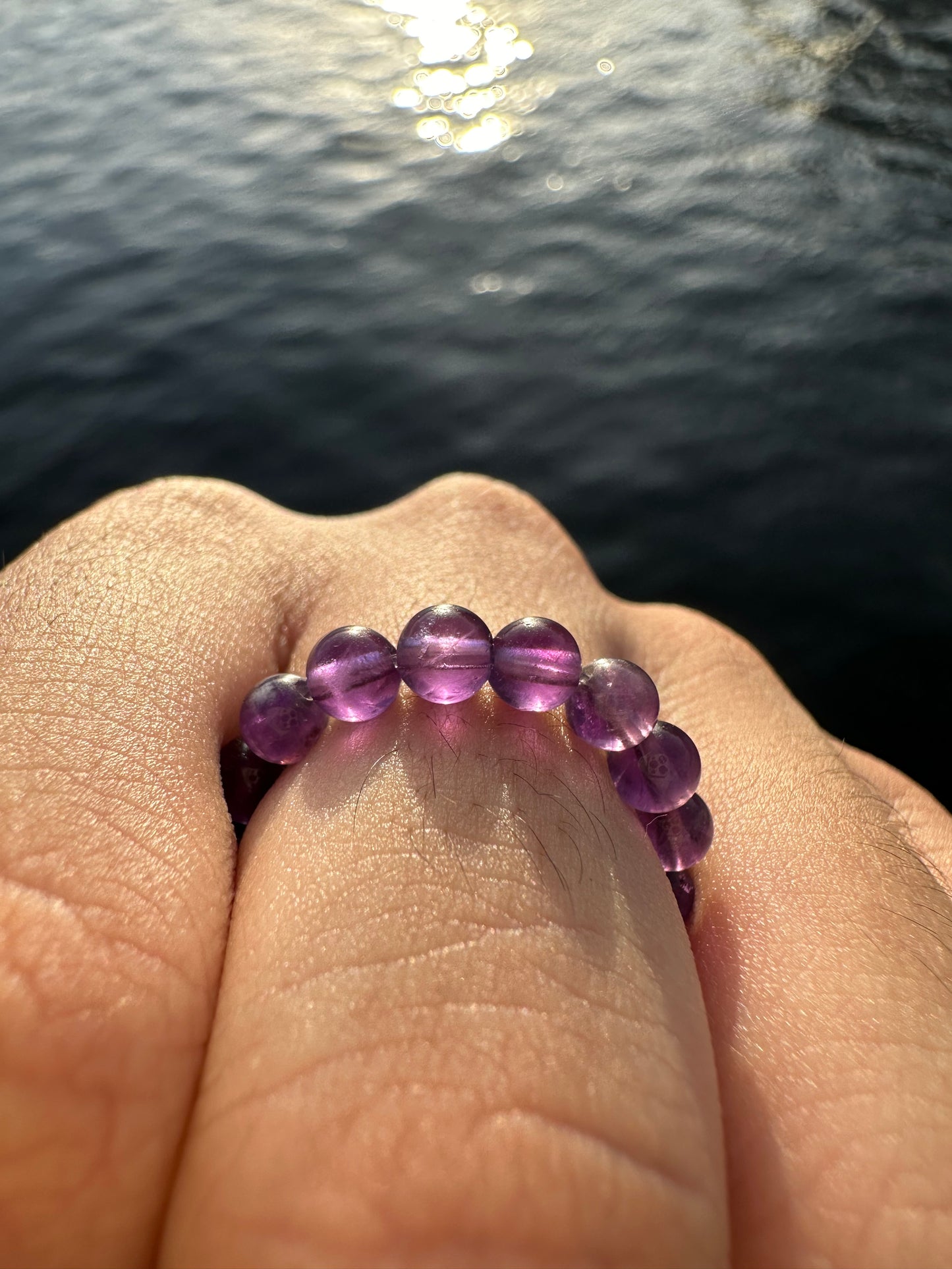 Luxury Amethyst Comfortable Magic Stretch Ring - World's Best Quality & Made To Last