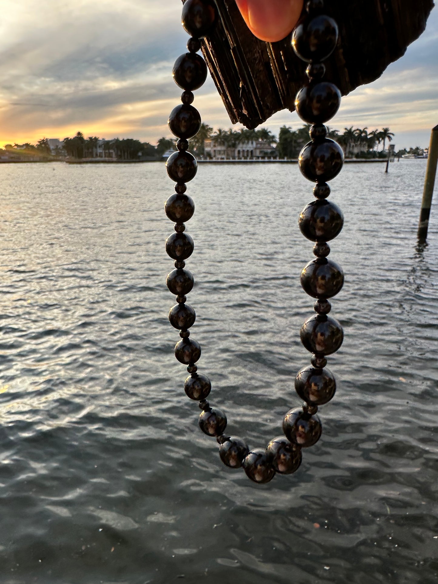 Black Tourmaline Protection Necklace - World's Best Quality & Made To Last (12MM)