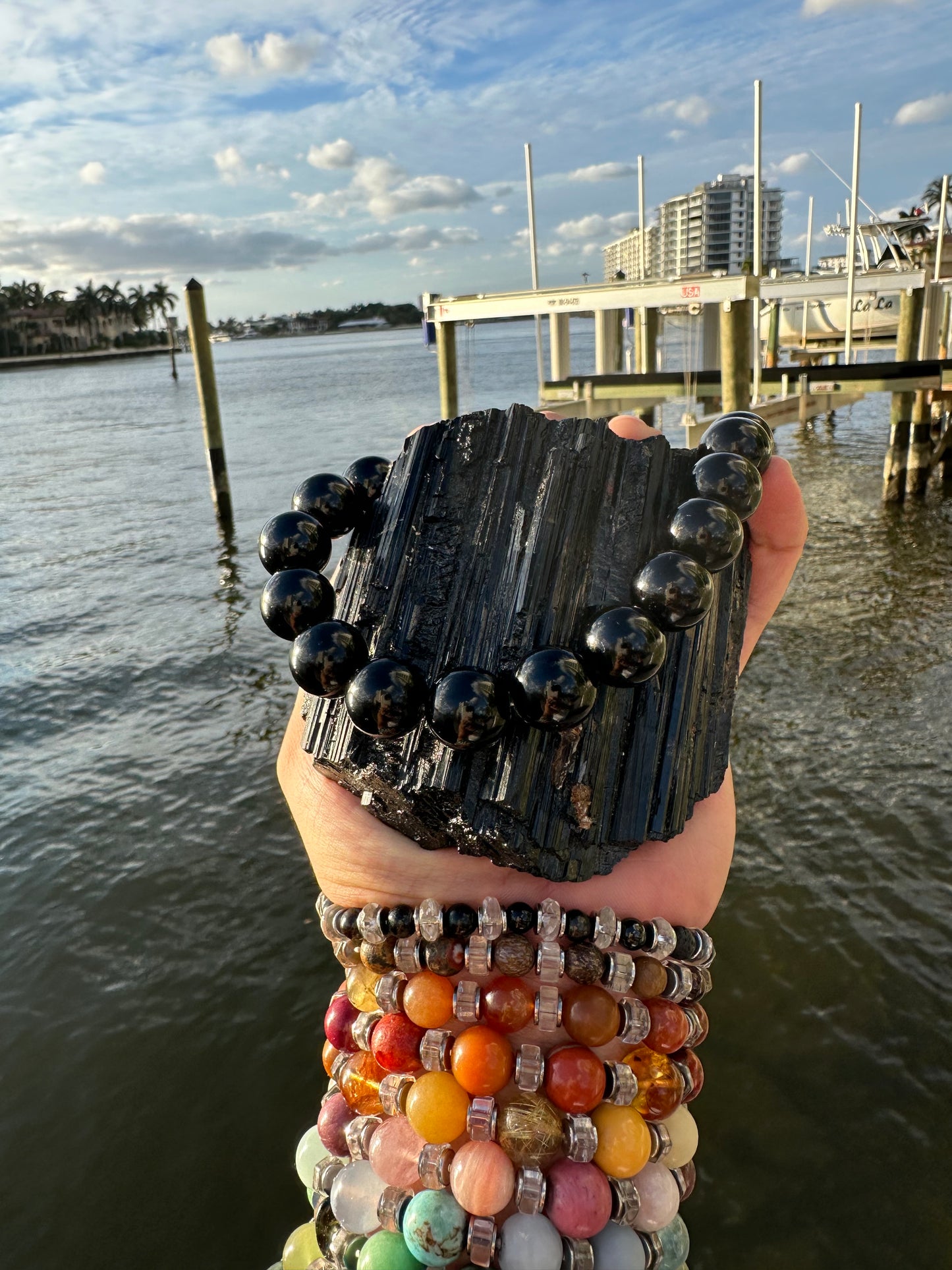 Black Tourmaline Protection Necklace - World's Best Quality & Made To Last (16MM)